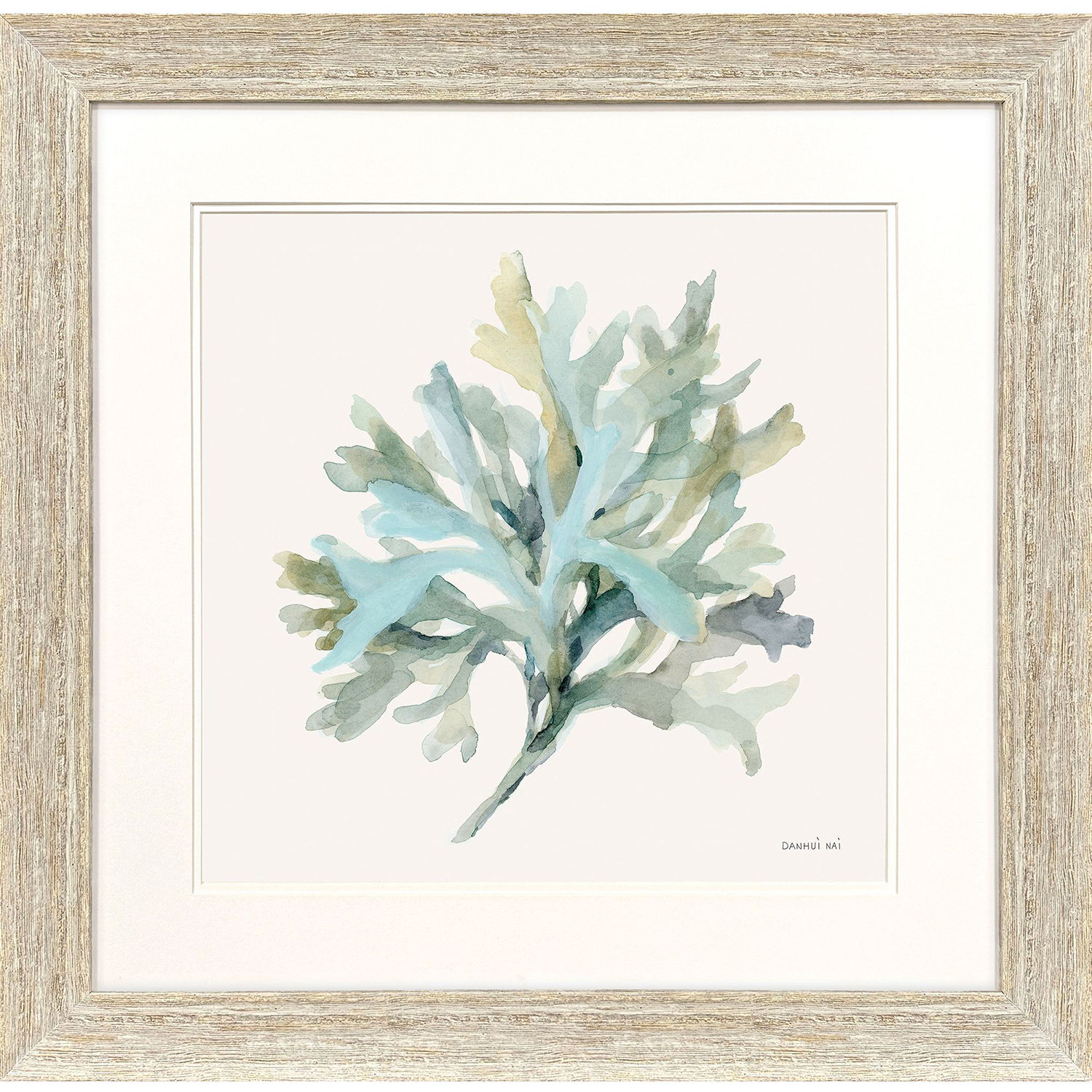Coastal Bliss Green and Blue Framed Art, Propac