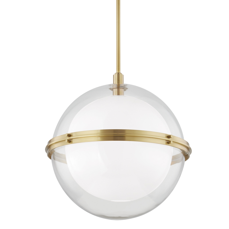 Northport 1 Light 22 inch Aged Brass Pendant Ceiling Light
