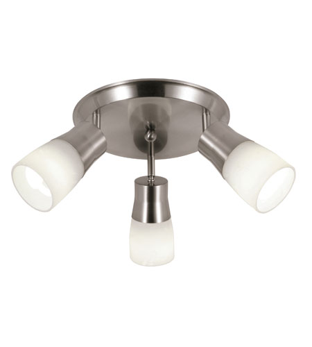 Signature 3 Light Brushed Nickel Track Light Ceiling Light