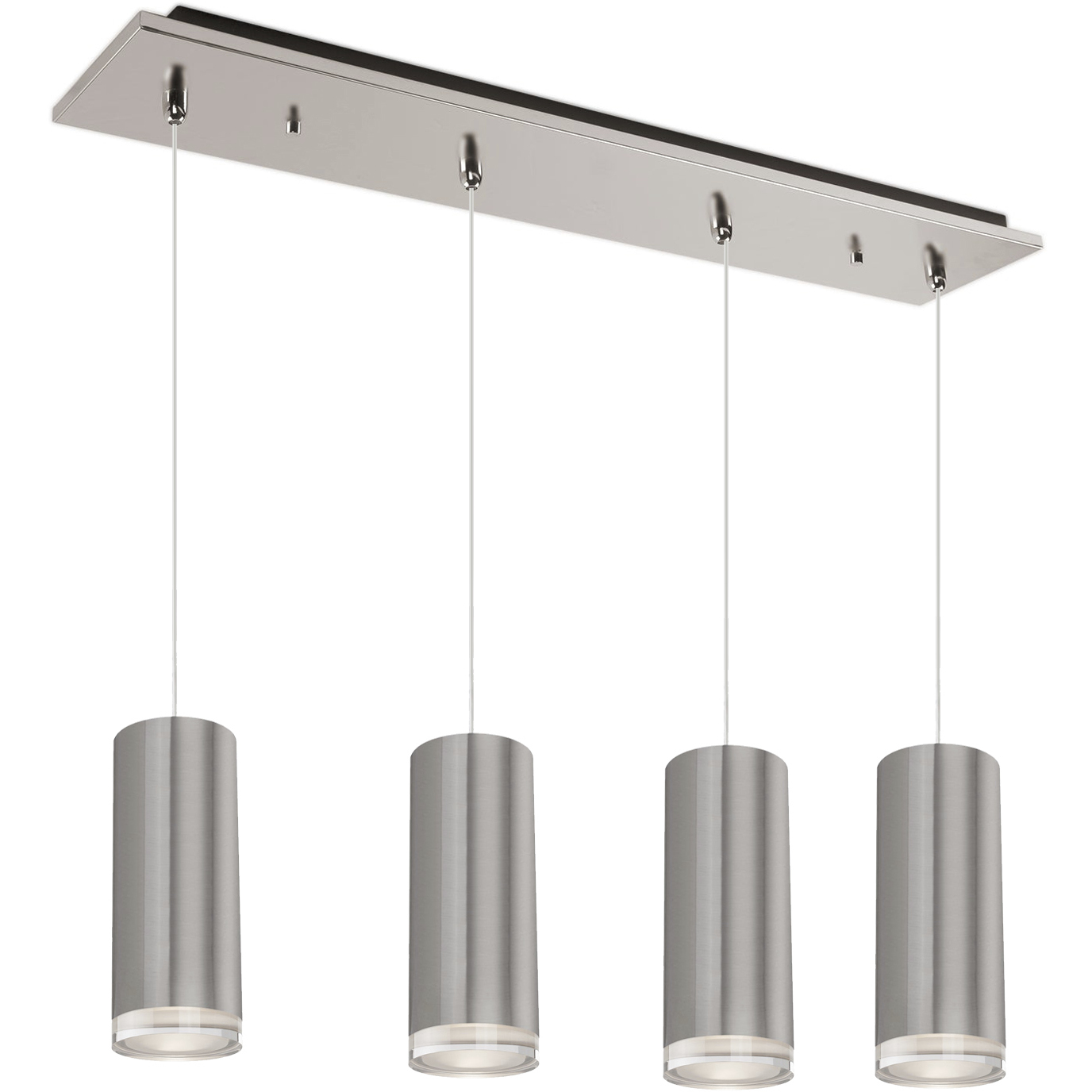 Cameo LED 5.13 inch Brushed Nickel Multi Pendant Ceiling Light