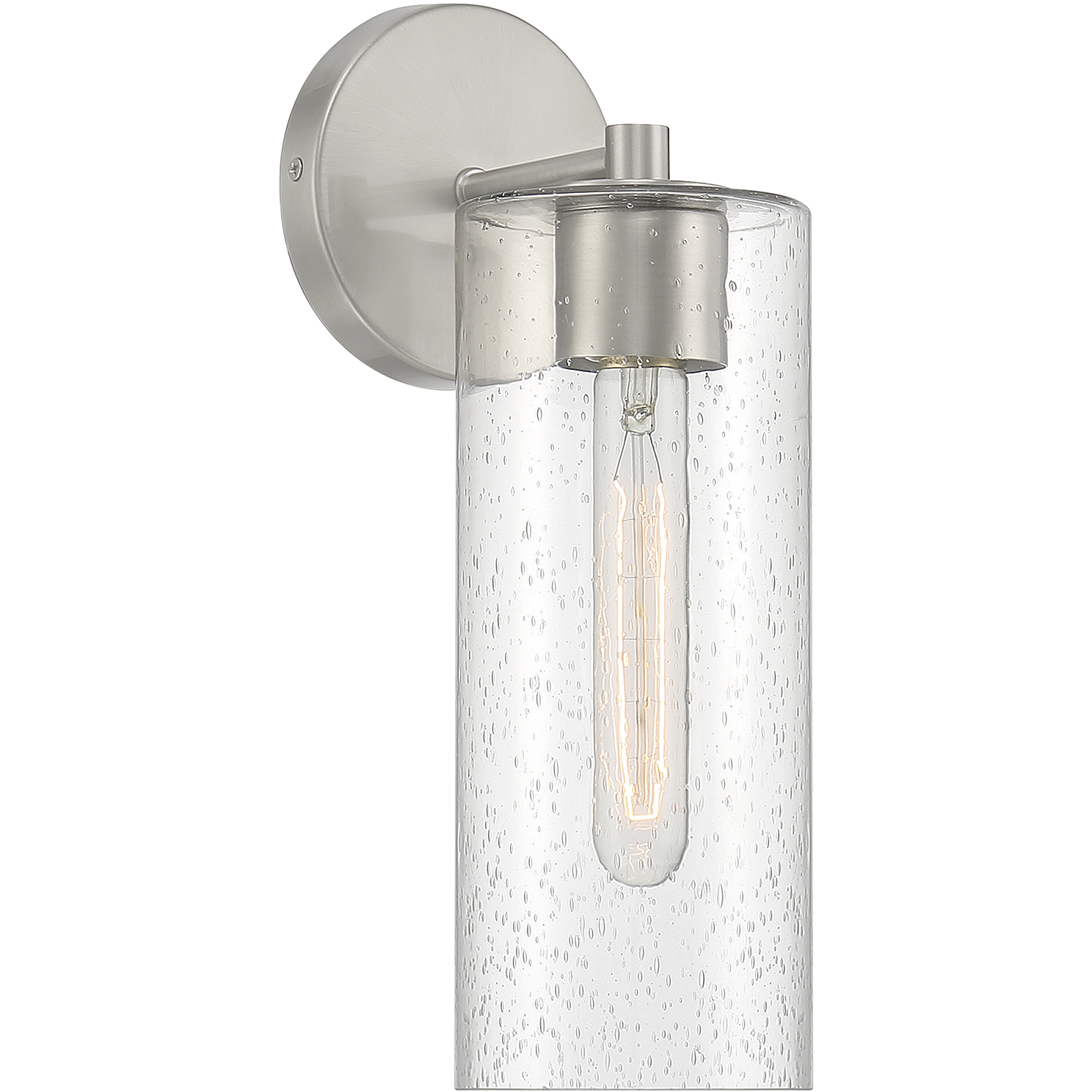 Ricci 1 Light 5 inch Satin Nickel Wall Sconce Wall Light, Lighting One