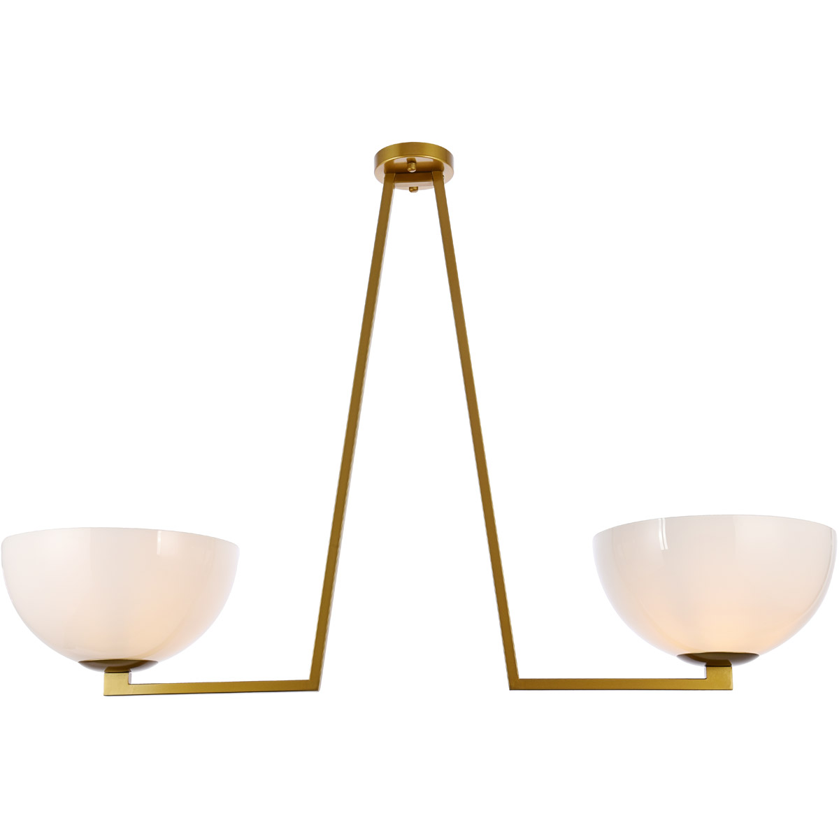 Jeanne 2 Light 13 inch Brass Flush Mount Ceiling Light