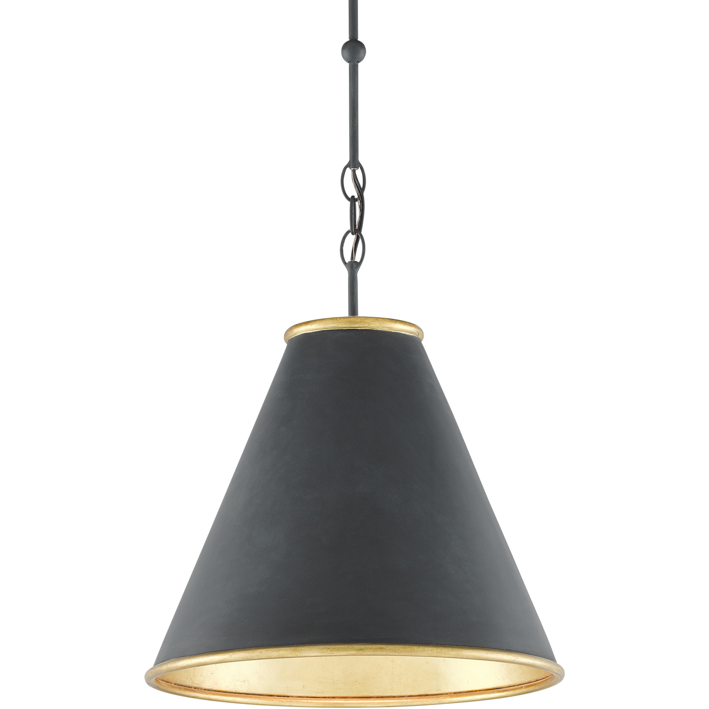 Pierrepont 1 Light 16 inch Antique Black Pendant Ceiling Light, Small