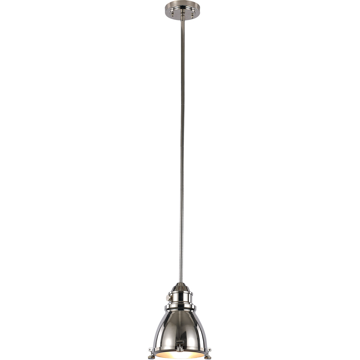 Performance 1 Light 7 inch Polished Nickel Pendant Ceiling Light