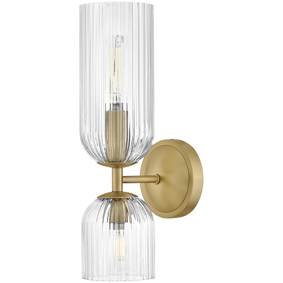 Ava Wall Mount Bath Wall Light in Clear