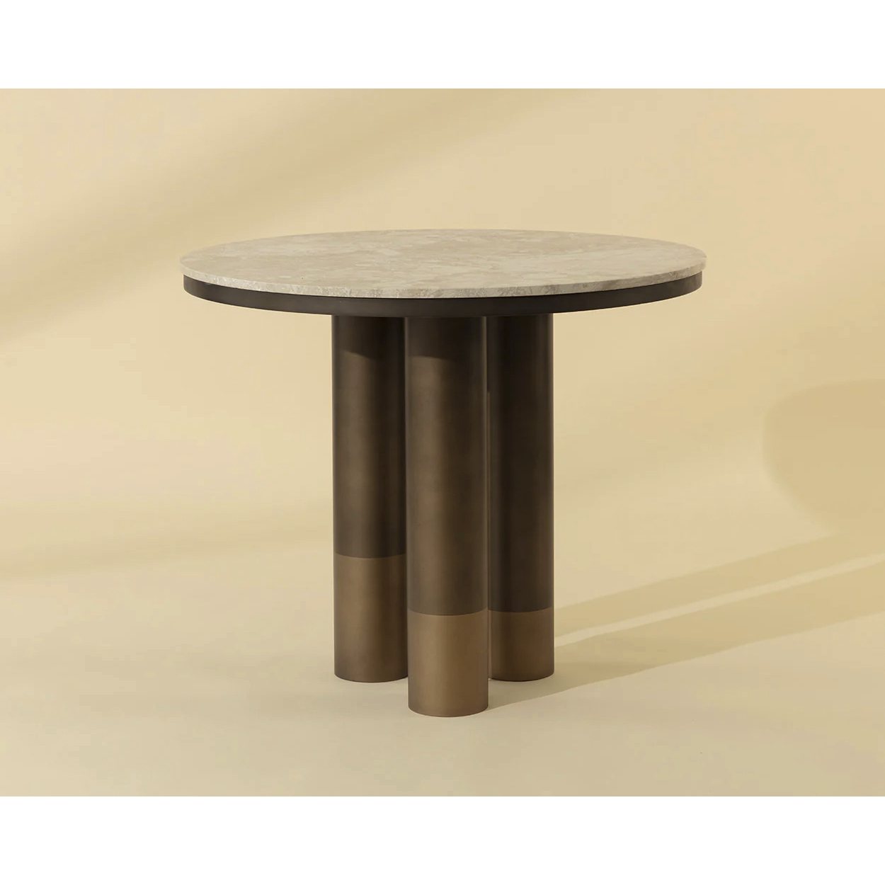 Andina Greige Bistro Table