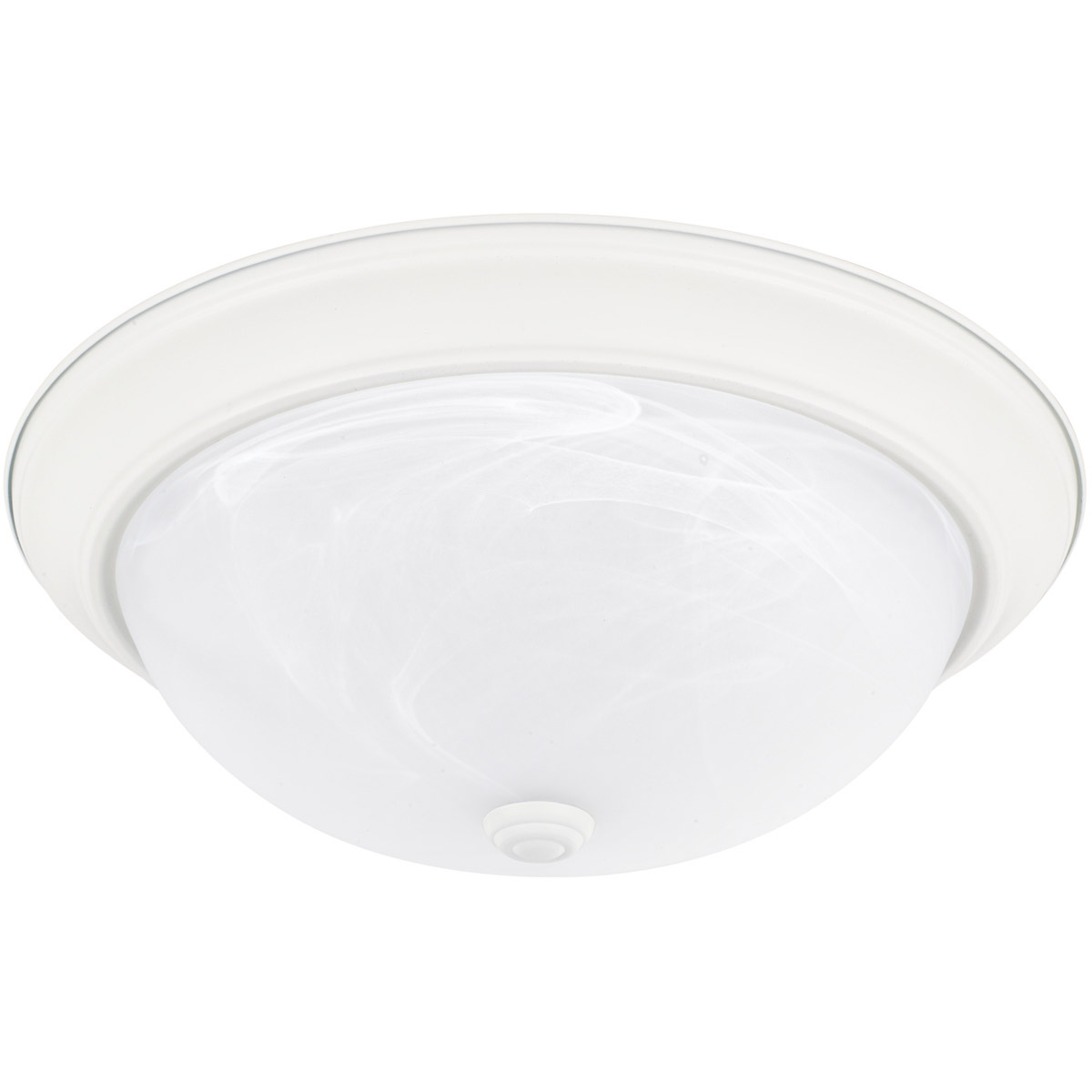 Elijah 3 Light 14.75 inch Matte White Flush Mount Ceiling Light