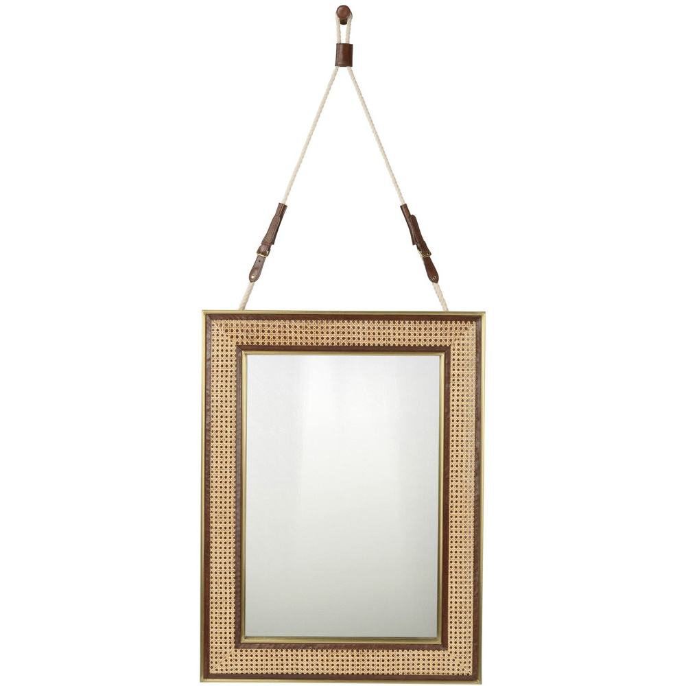Wildwood 31 inch Cognac/Natural/Brushed Brass/Plain Wall Wall Light