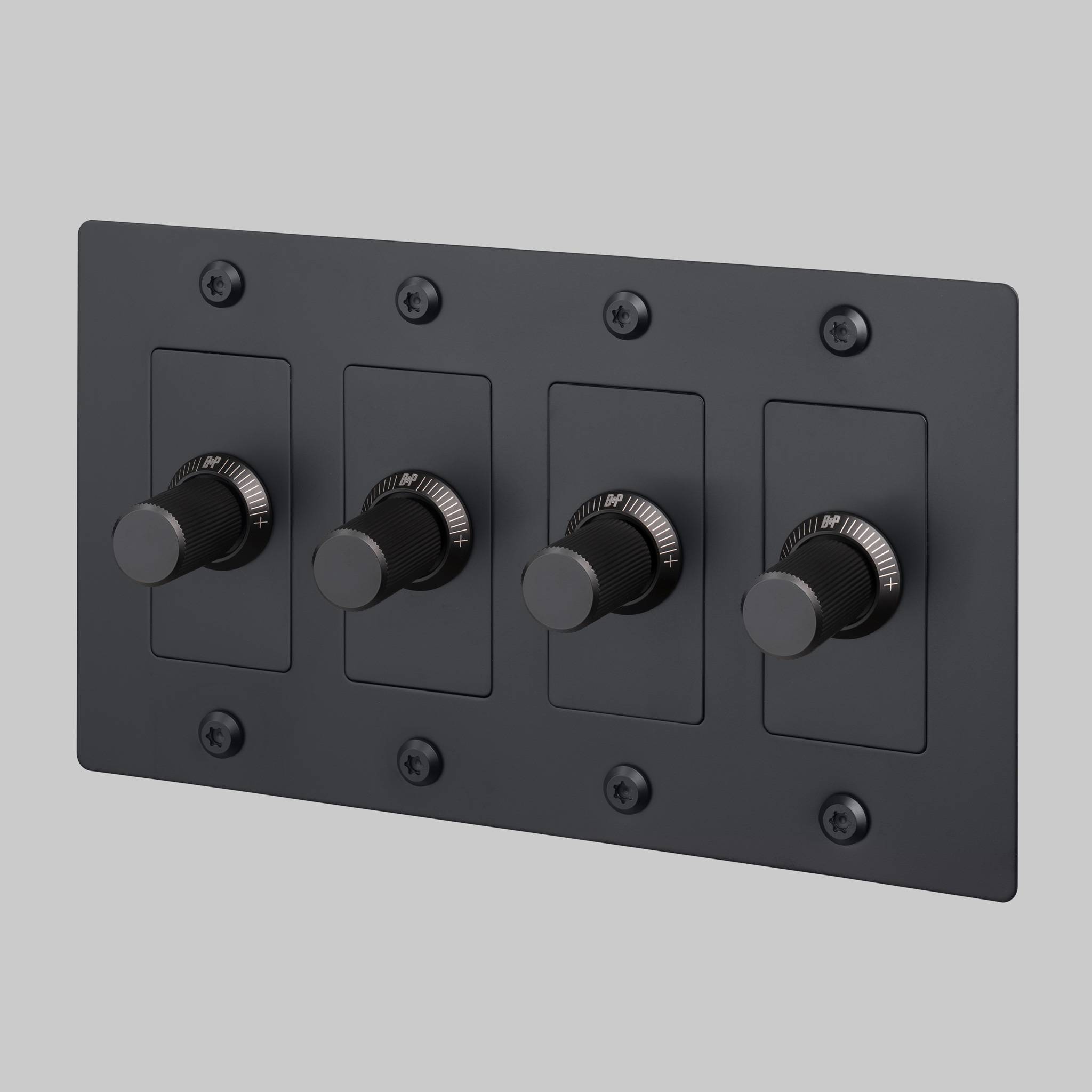 4G 100-120 Black Dimmer Switch, LED
