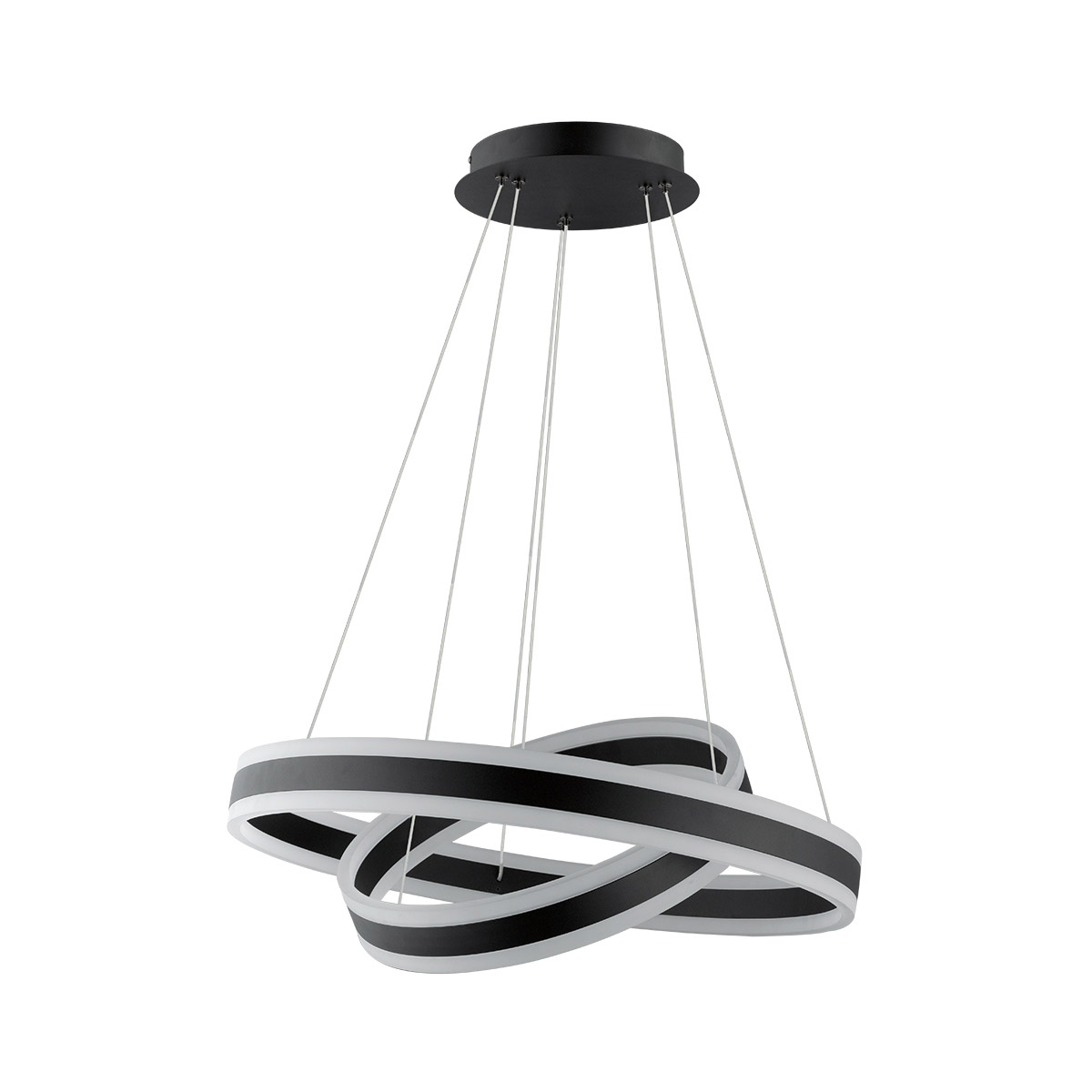 Tonarella 2 Light 24 inch Black Pendant Ceiling Light