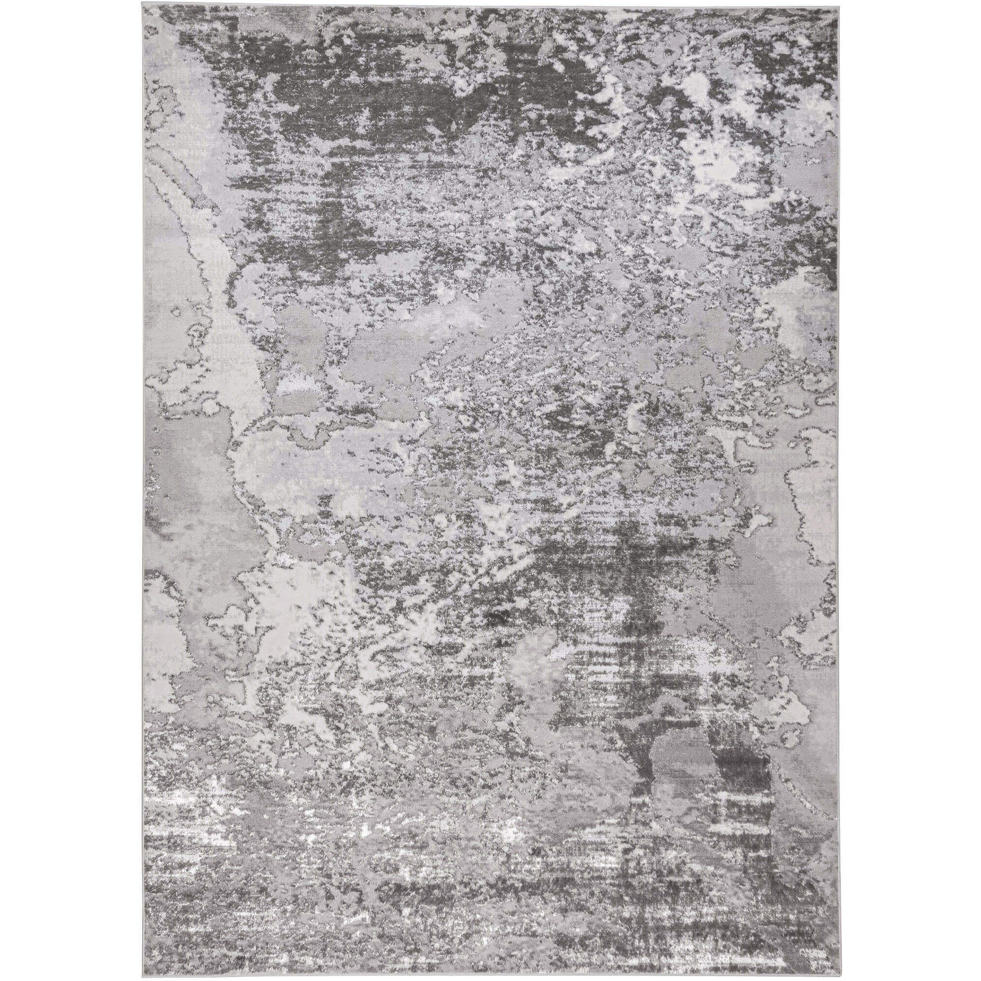 Ayda 36 X 24 inch Black/Grey Rug in 2 x 3