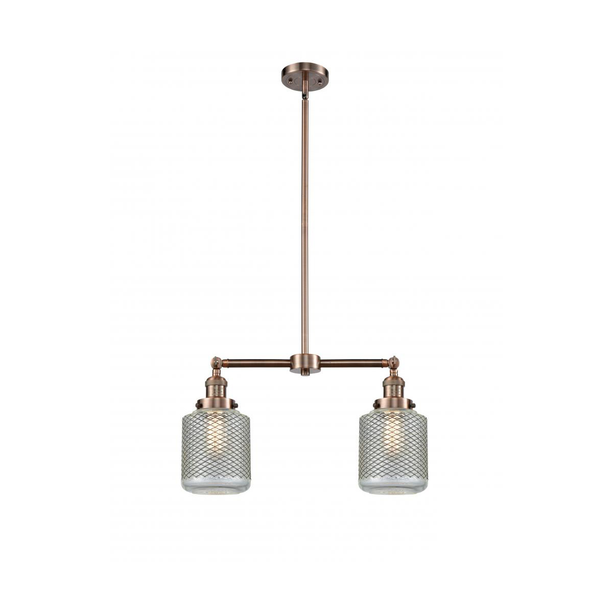 Franklin Restoration Stanton LED 23 inch Antique Copper Chandelier Ceiling Light, Franklin Restoration
