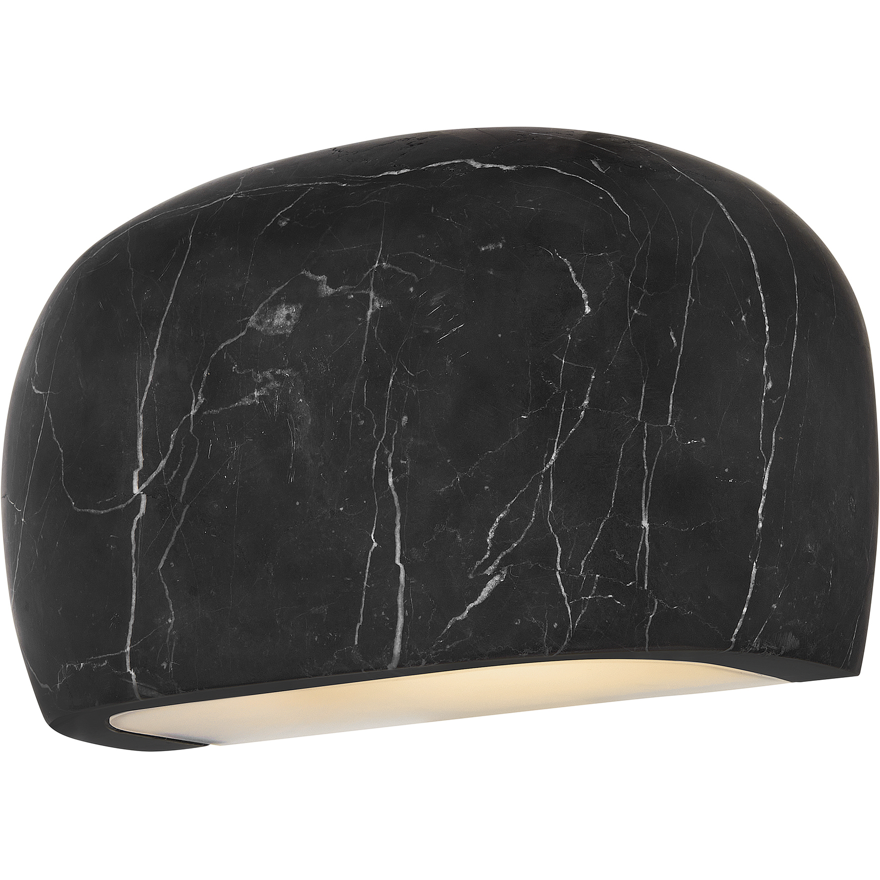Riven 1 Light 9 inch Black Marquina ADA Sconce Wall Light