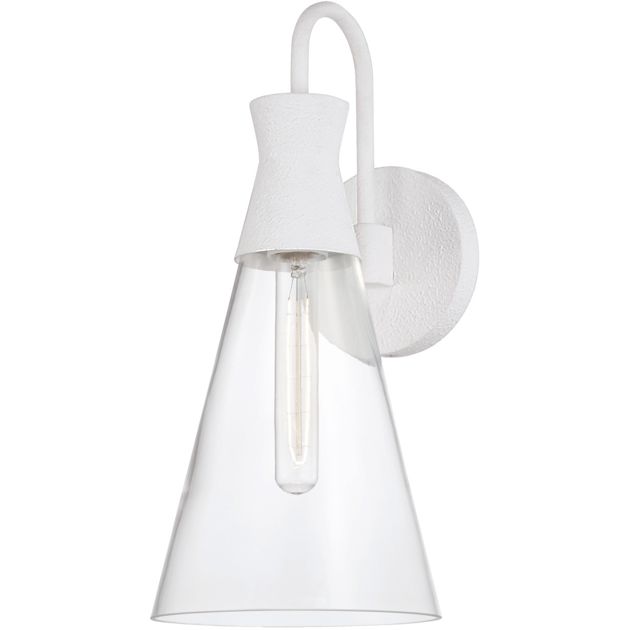 Paloma 1 Light 7.25 inch Textured White Sconce Wall Light