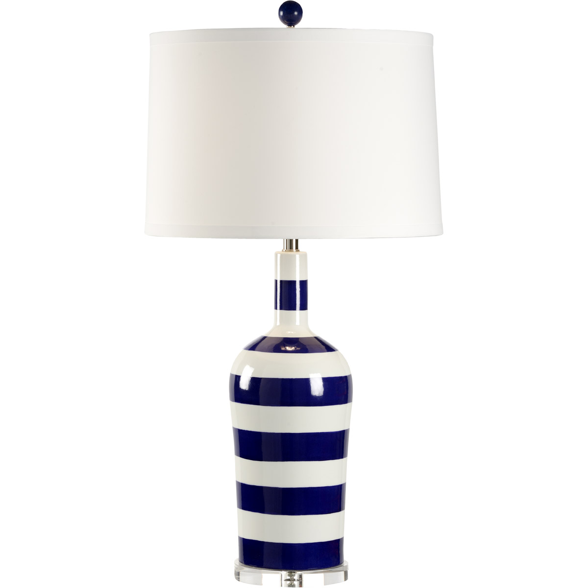 Chelsea House 68663 Lisa Kahn 35 inch 100.00 watt Blue and White