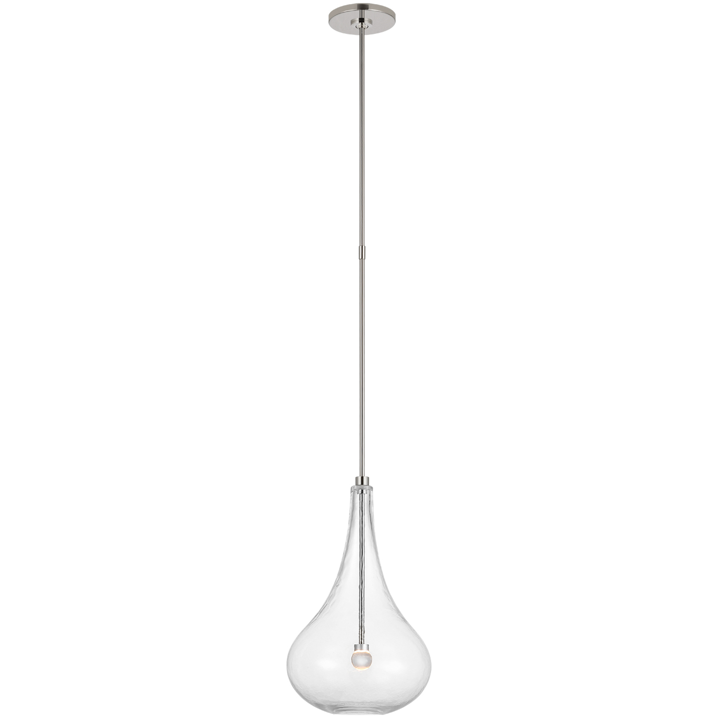 Champalimaud Lomme LED 10 inch Polished Nickel Pendant Ceiling Light, Small
