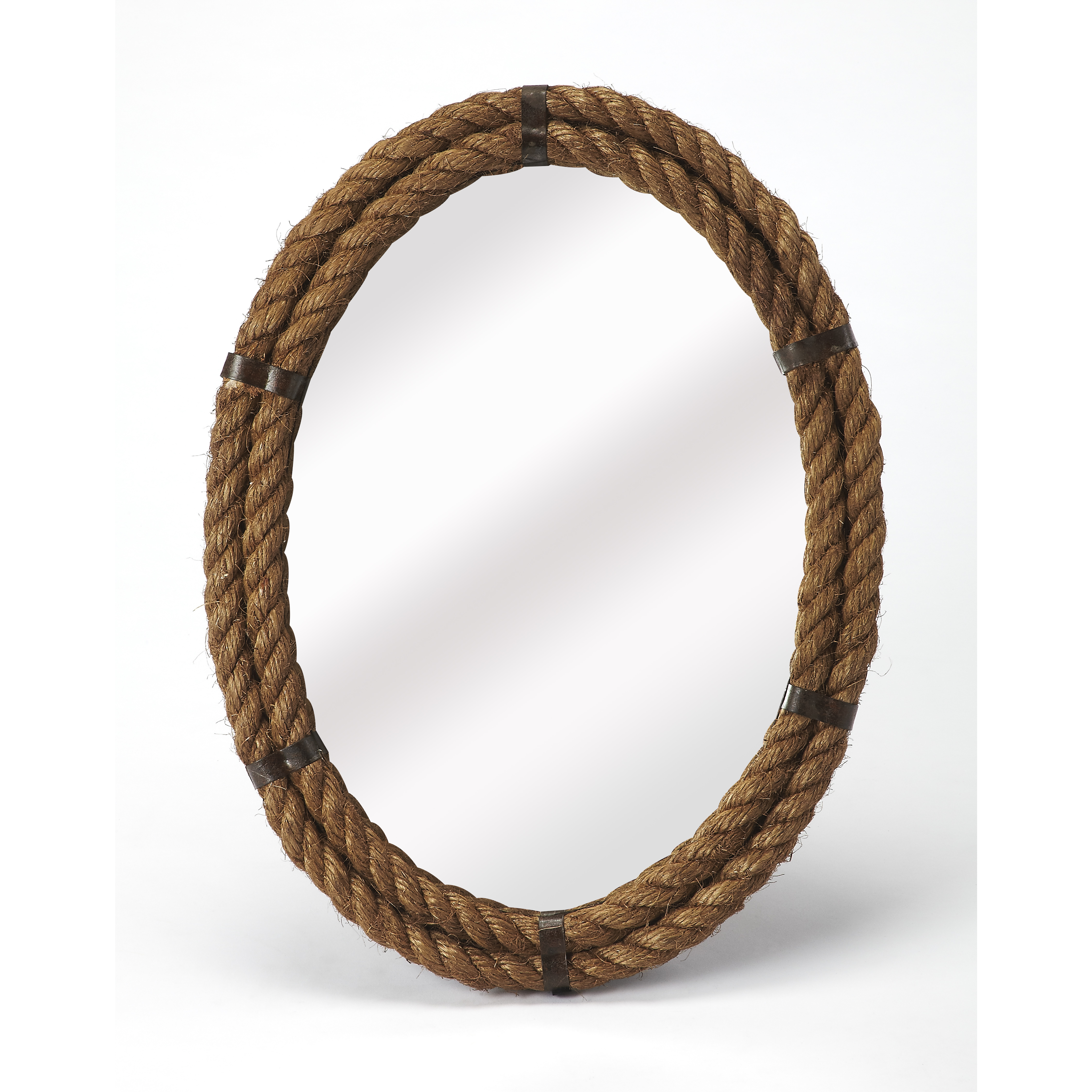 Darby Oval Rope 24 X 18 inch Mountain Lodge Mirror