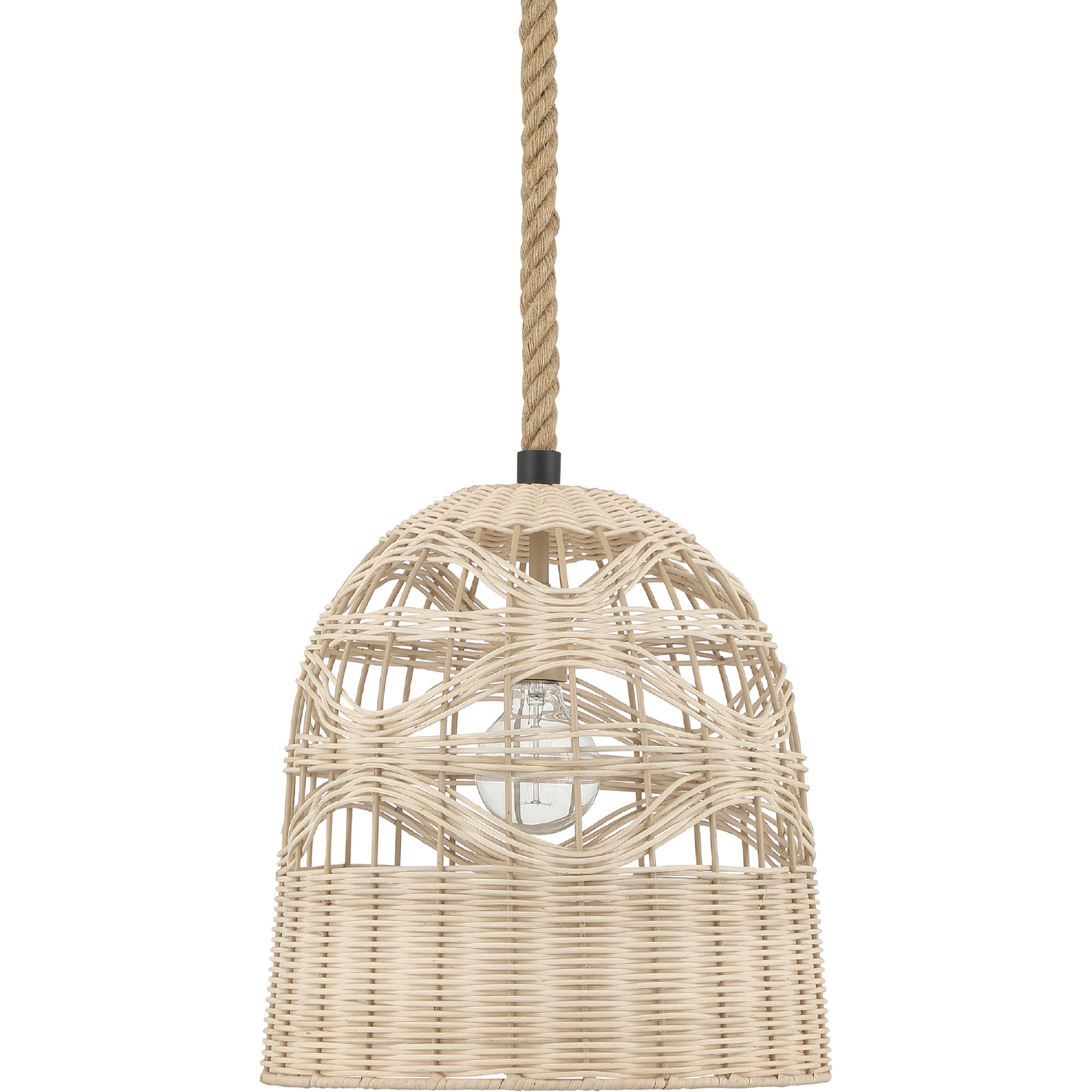 Baskel 1 Light 14.25 inch Matte Black Pendant Ceiling Light, Large