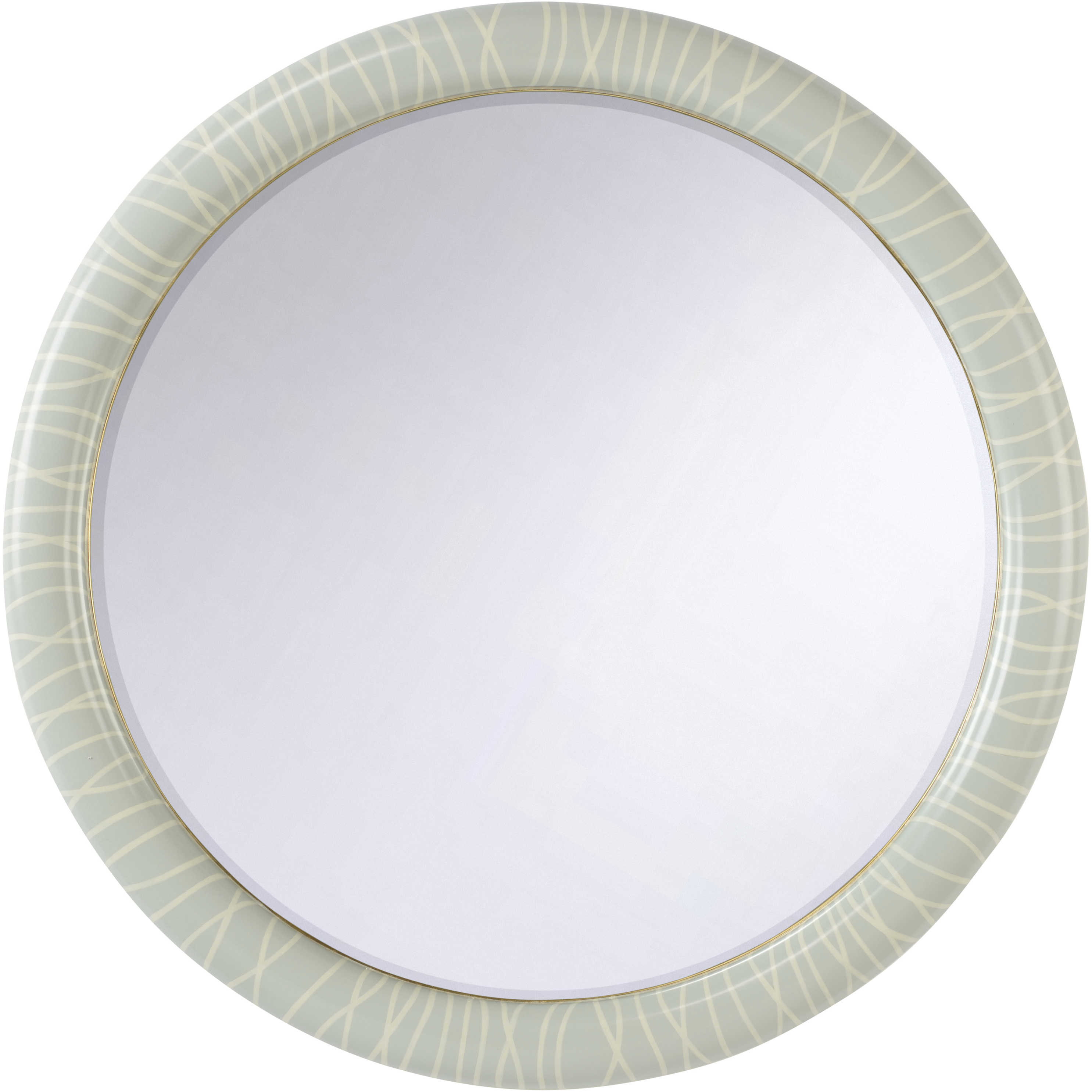 String Along 45.25 X 45 inch Blue Mirror