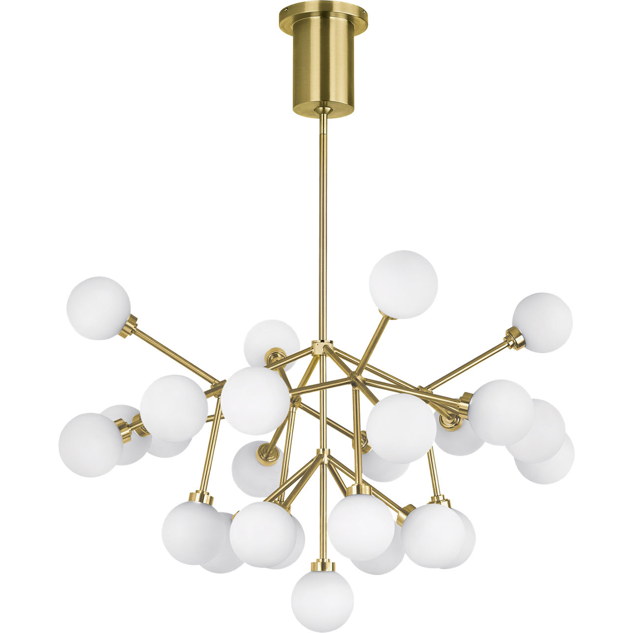 Sean Lavin Mara LED 28.8 inch Aged Brass Chandelier Ceiling Light, Integrated LED