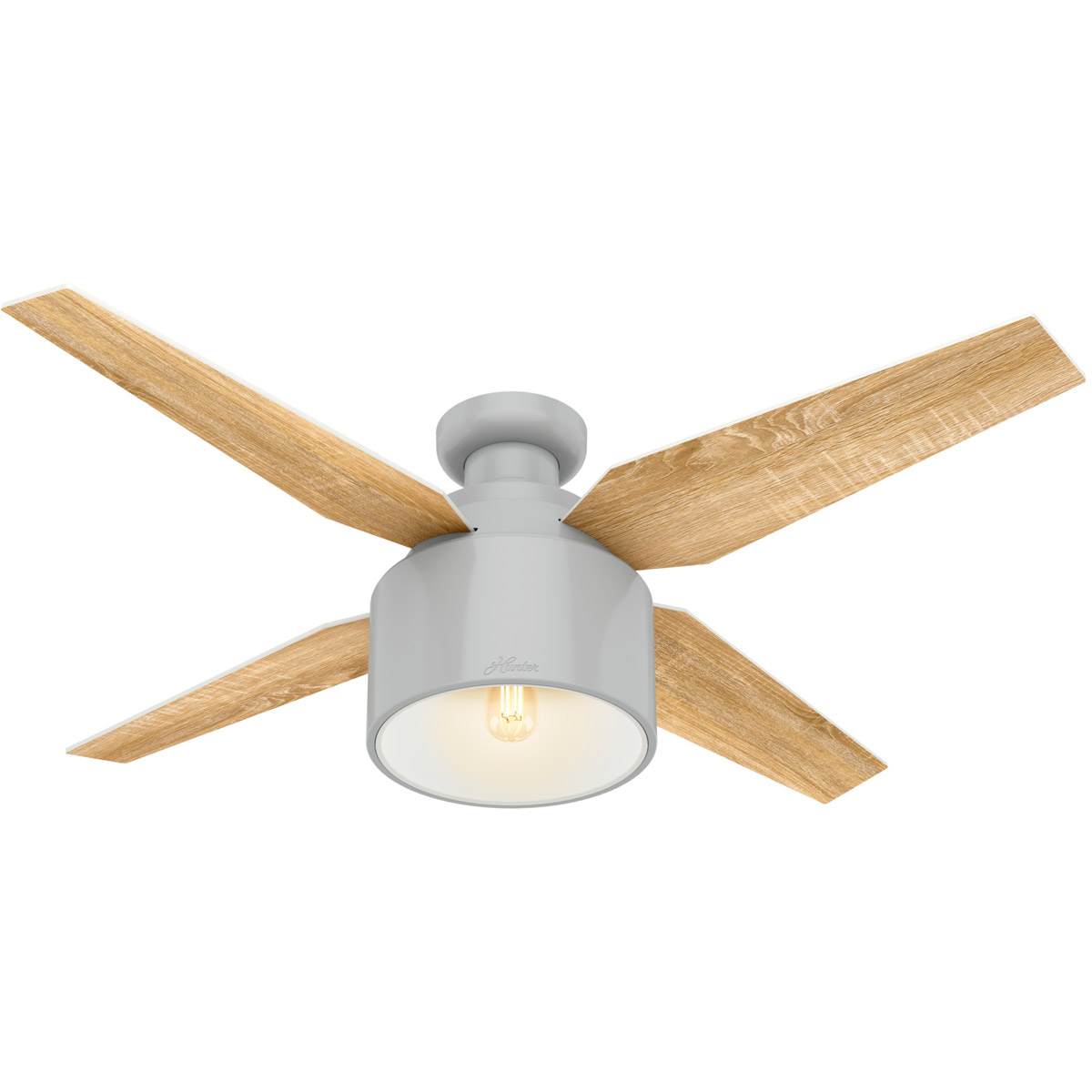 Cranbrook 52 inch Dove Grey with Drifted Oak/Light Gray Oak Blades Ceiling Fan
