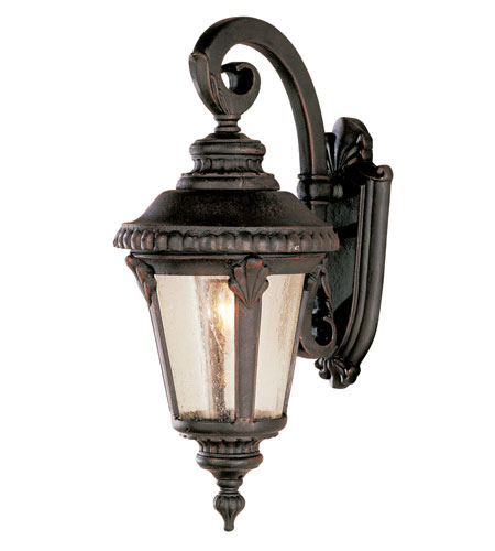 Commons 1 Light 19 inch Rust Outdoor Wall Lantern 