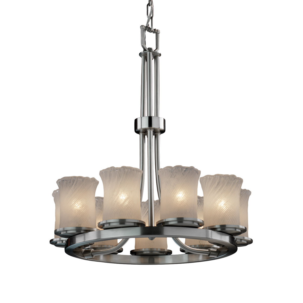 Veneto Luce LED 23 inch Dark Bronze Chandelier Ceiling Light in 6300 Lm LED, Whitewash (Veneto Luce), Dakota