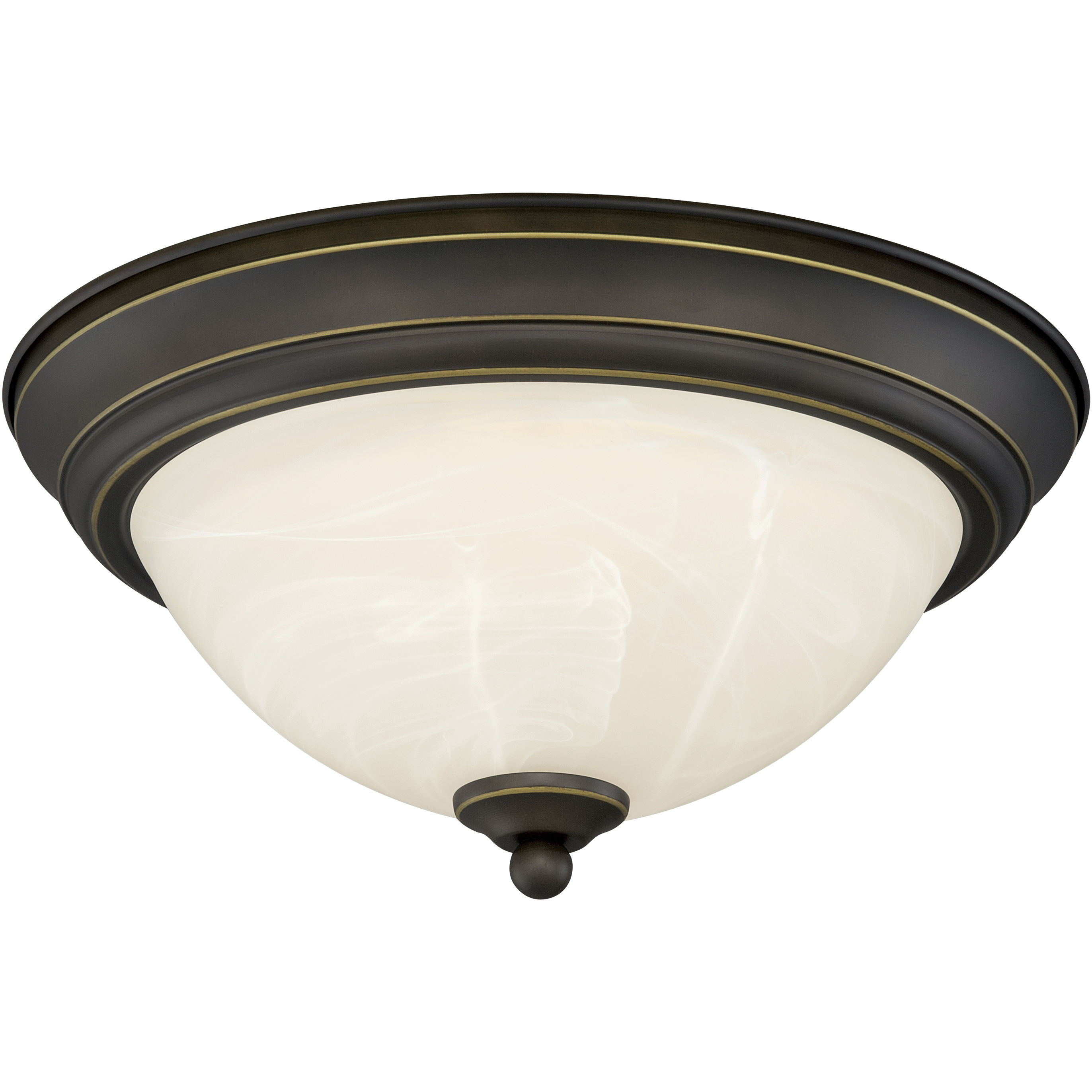 Stevens LED 13 inch Vintage Bronze Flush Mount Ceiling Light