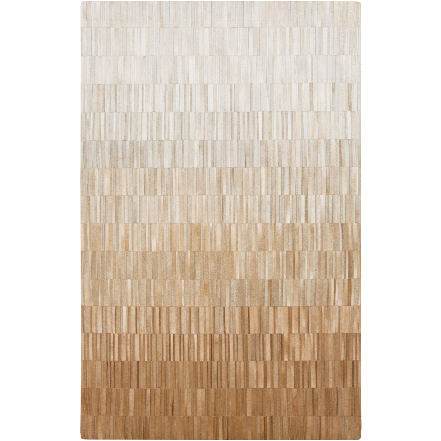 Outback 36 X 24 inch Brown / Light Gray / Light Sage Handmade Rug