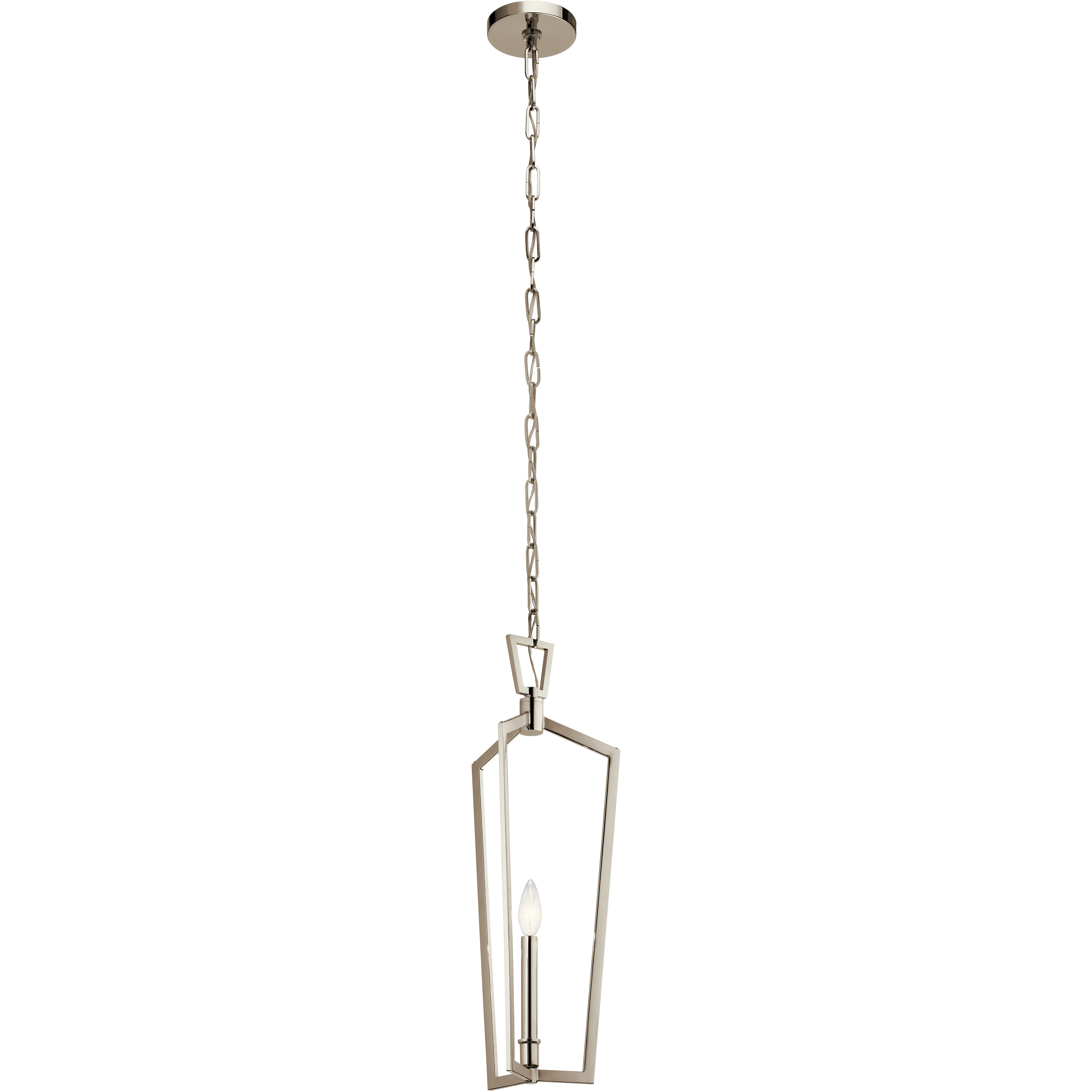 Abbotswell 1 Light 9.5 inch Polished Nickel Pendant Ceiling Light