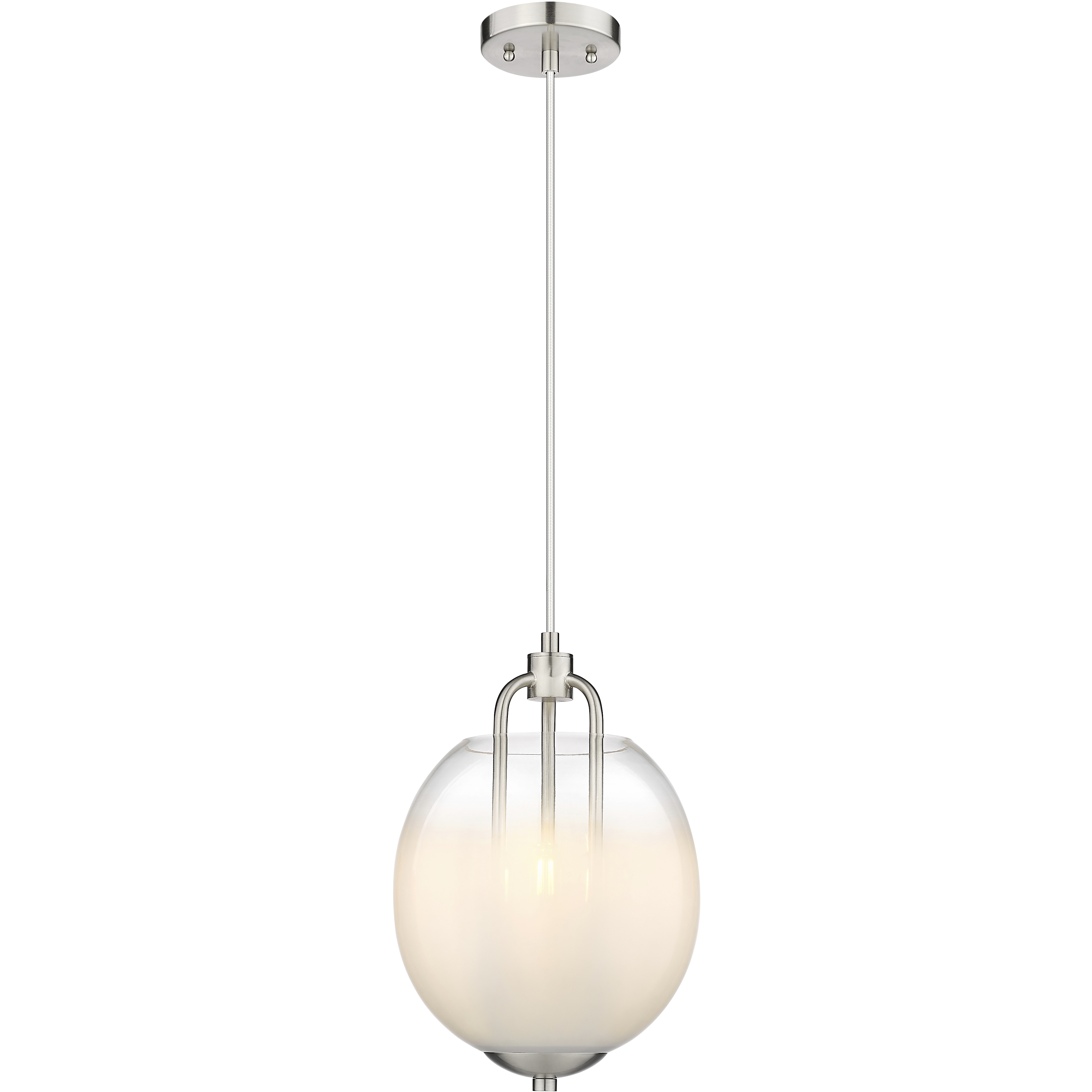 Fall Brook 3 Light 9.88 inch Satin Nickel Pendant Ceiling Light