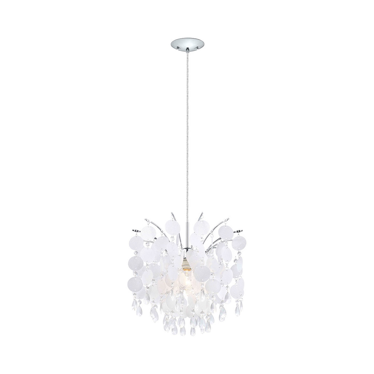 Fedra 1 Light 15 inch Chrome Chandelier Ceiling Light