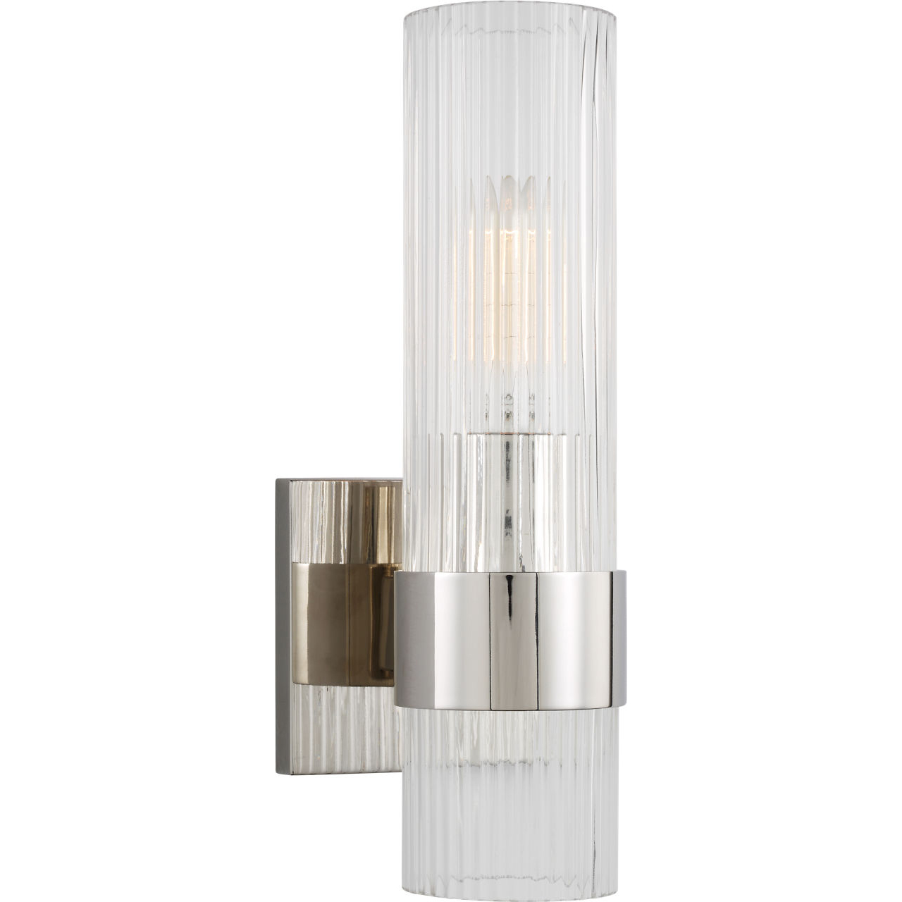 C&M by Chapman & Myers Geneva 1 Light 4.5 inch Polished Nickel Sconce Wall Light
