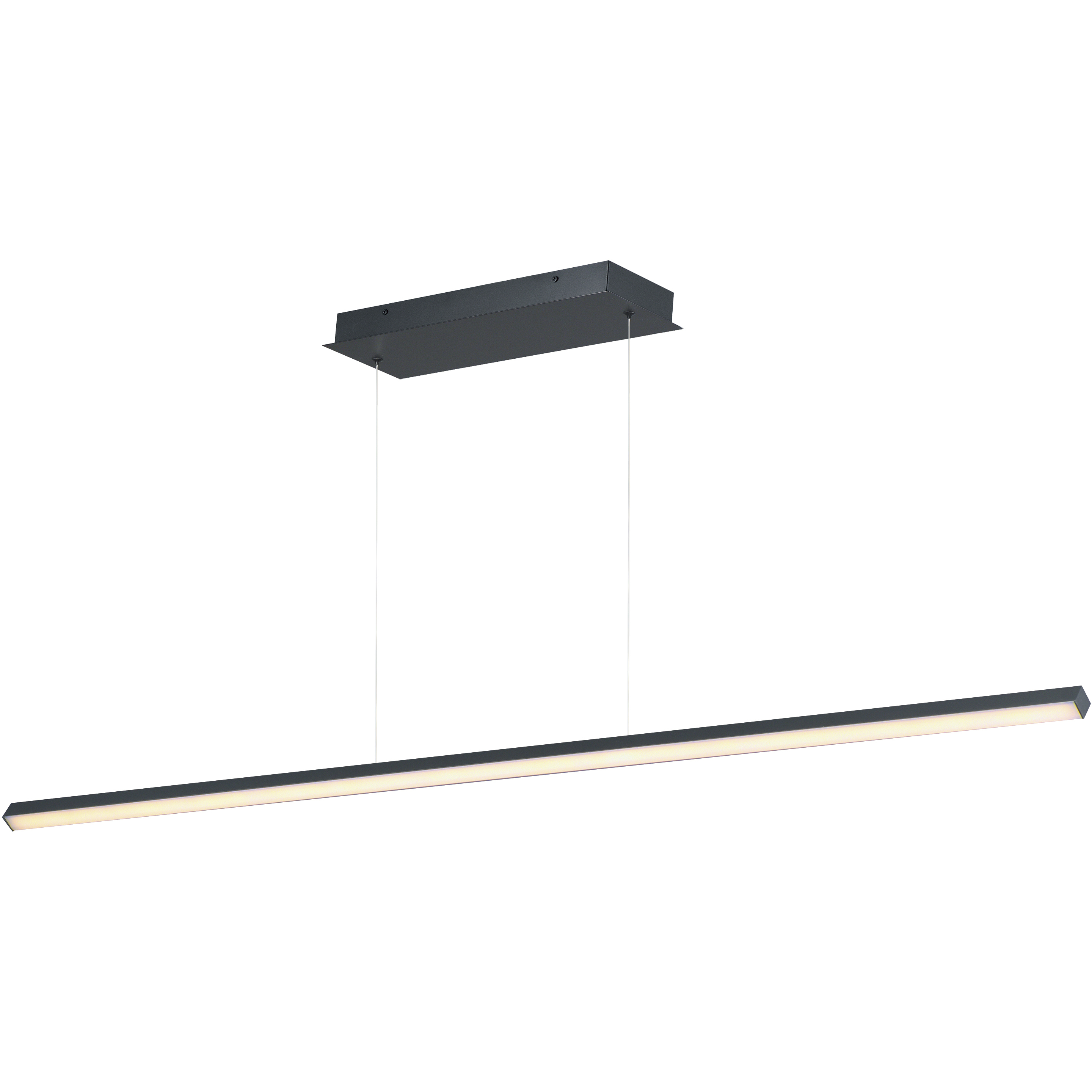 Hover LED 60 inch Black Linear Pendant Ceiling Light