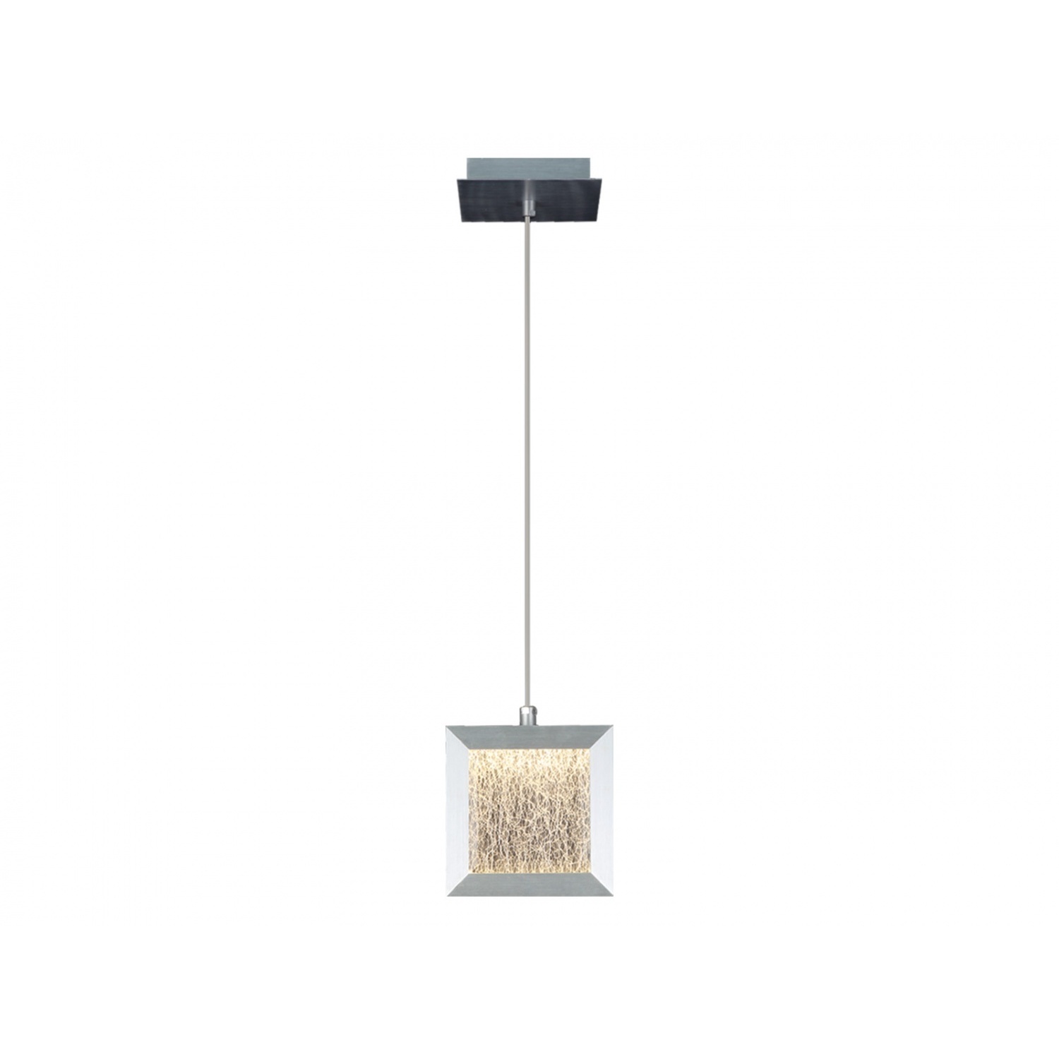 Brentwood LED 6 inch Brushed Aluminum Pendant Ceiling Light