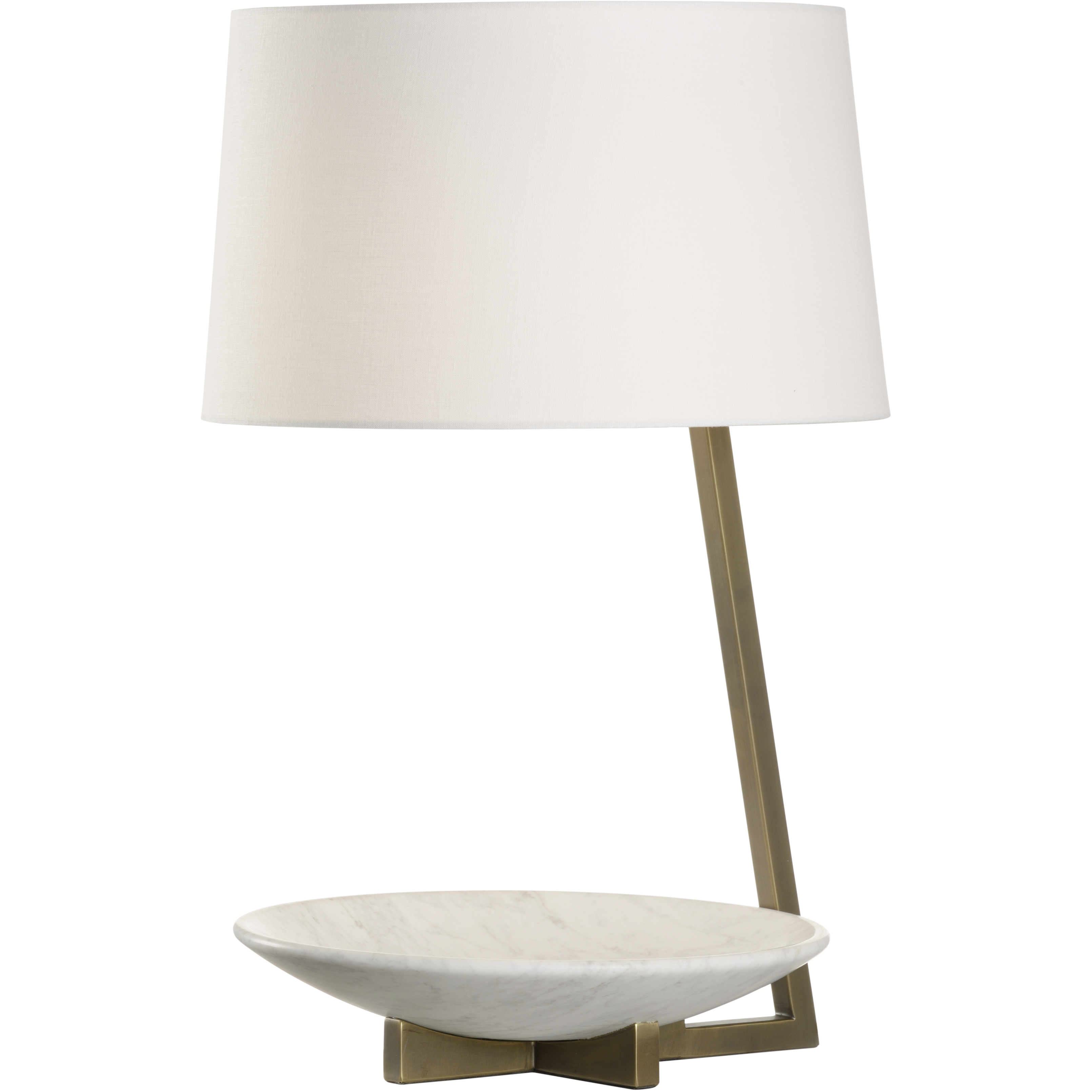 Elgin 22 inch 100.00 watt White/Cream and Gold Table Lamp Portable Light