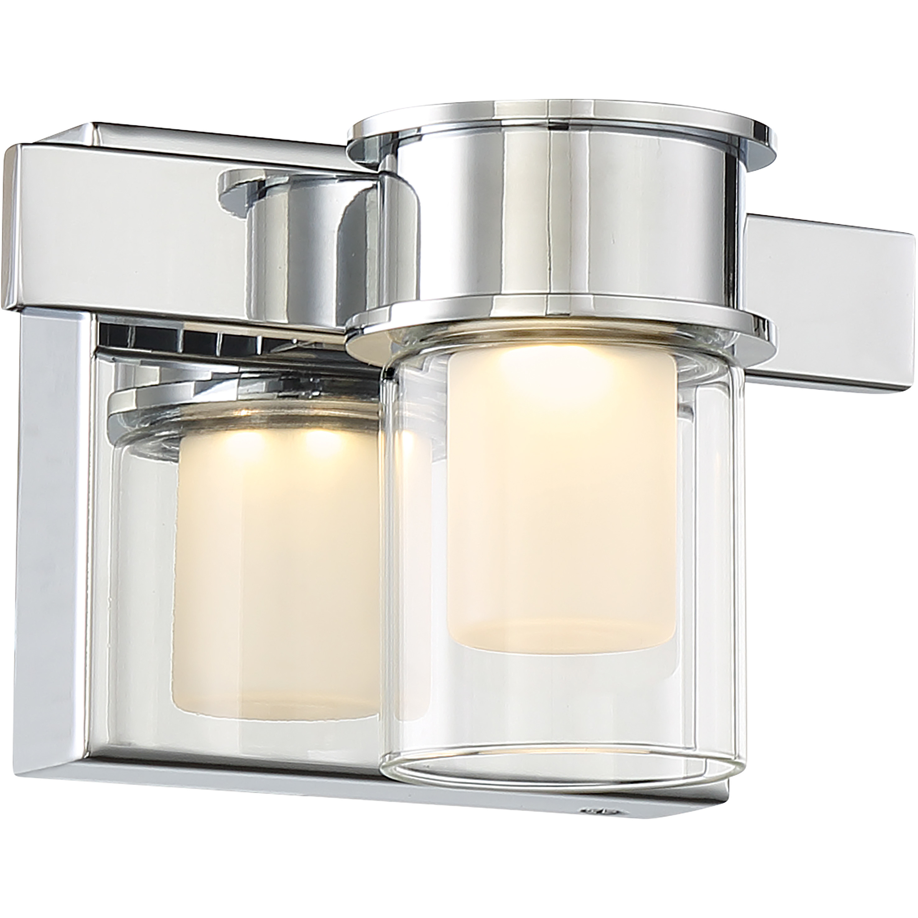 Herald Square LED 7 inch Chrome Bath Light Wall Light