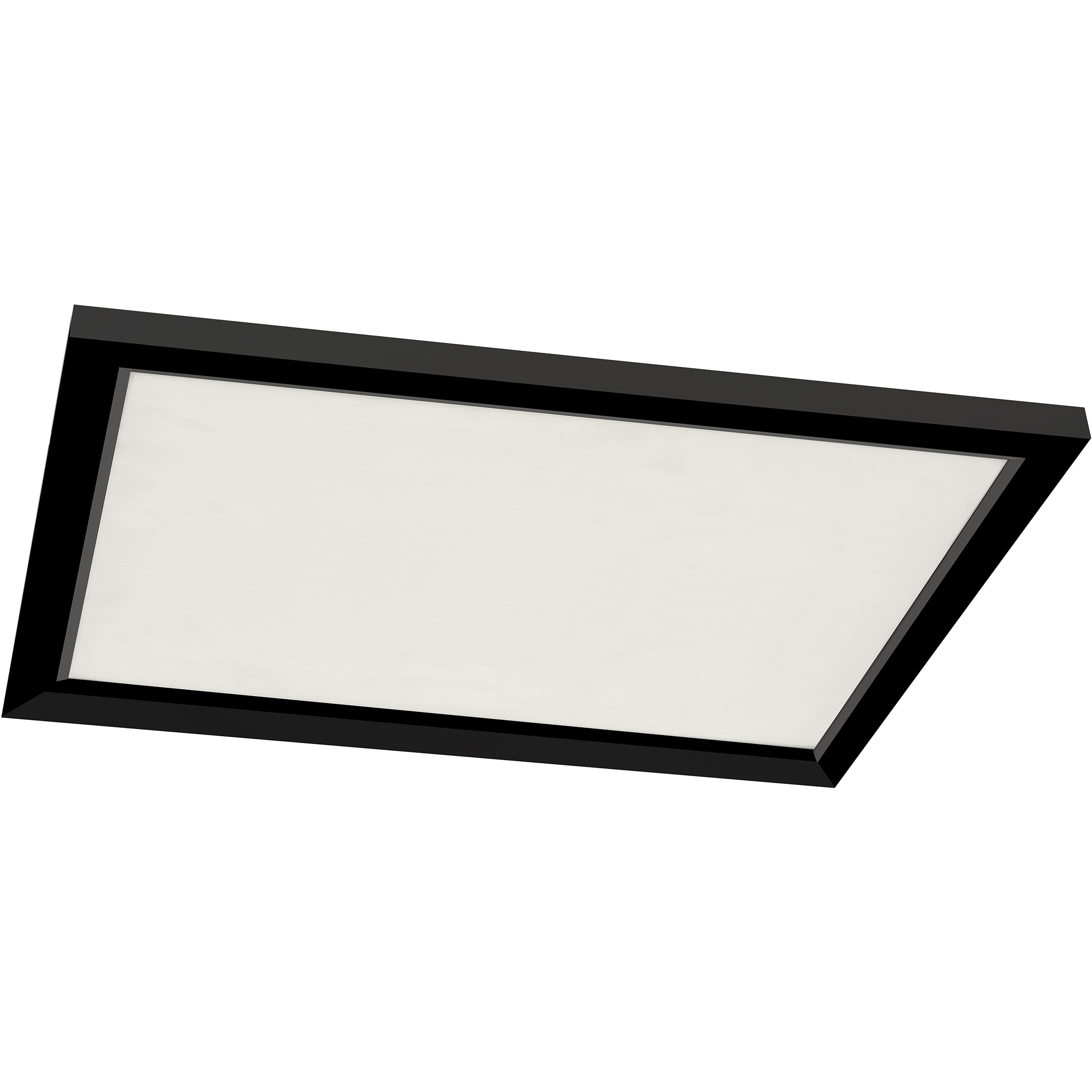Lugano LED 24 inch Black Flush Mount Ceiling Light