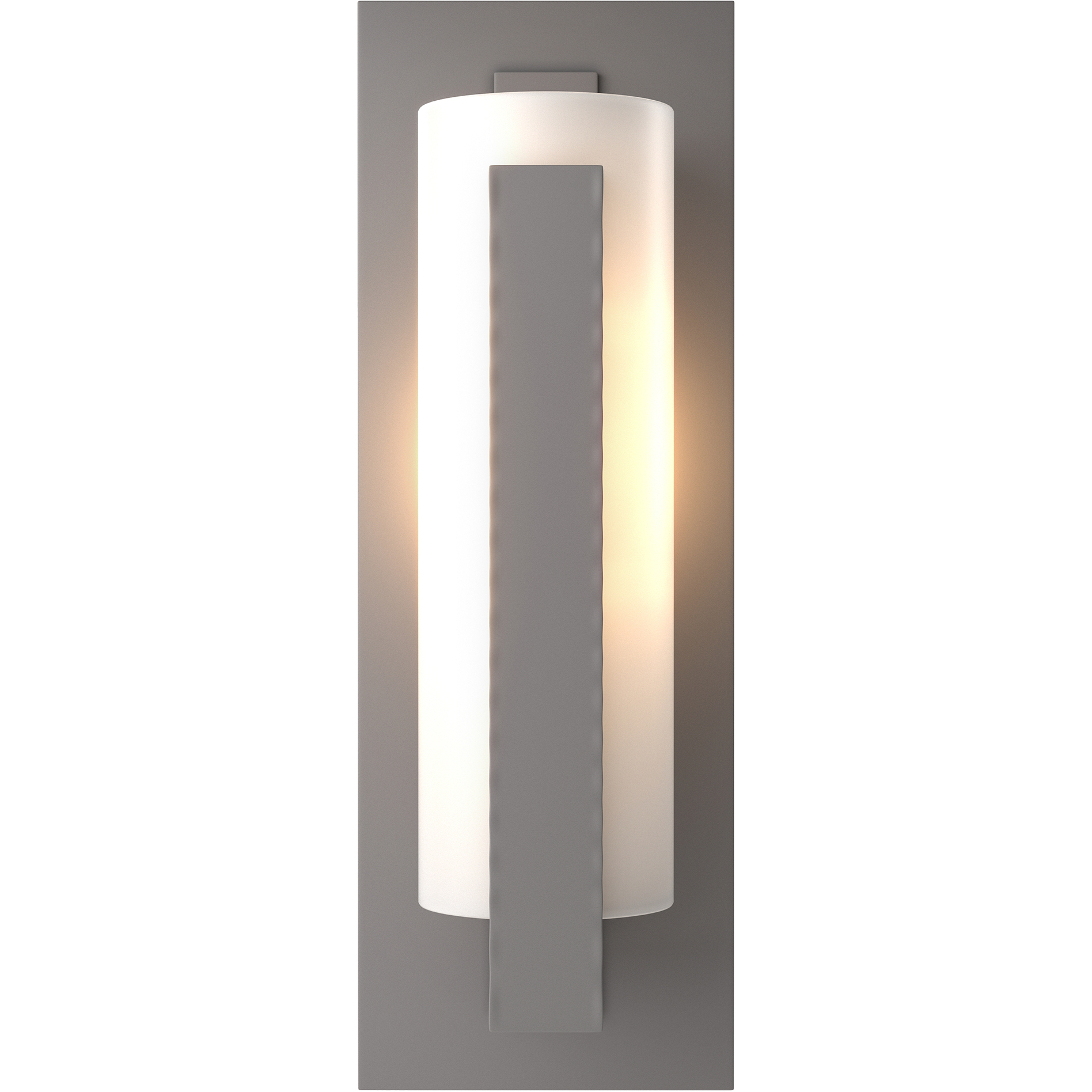 Forged Vertical Bars 1 Light 18.8 inch Coastal Burnished Steel Outdoor Sconce - Open Box