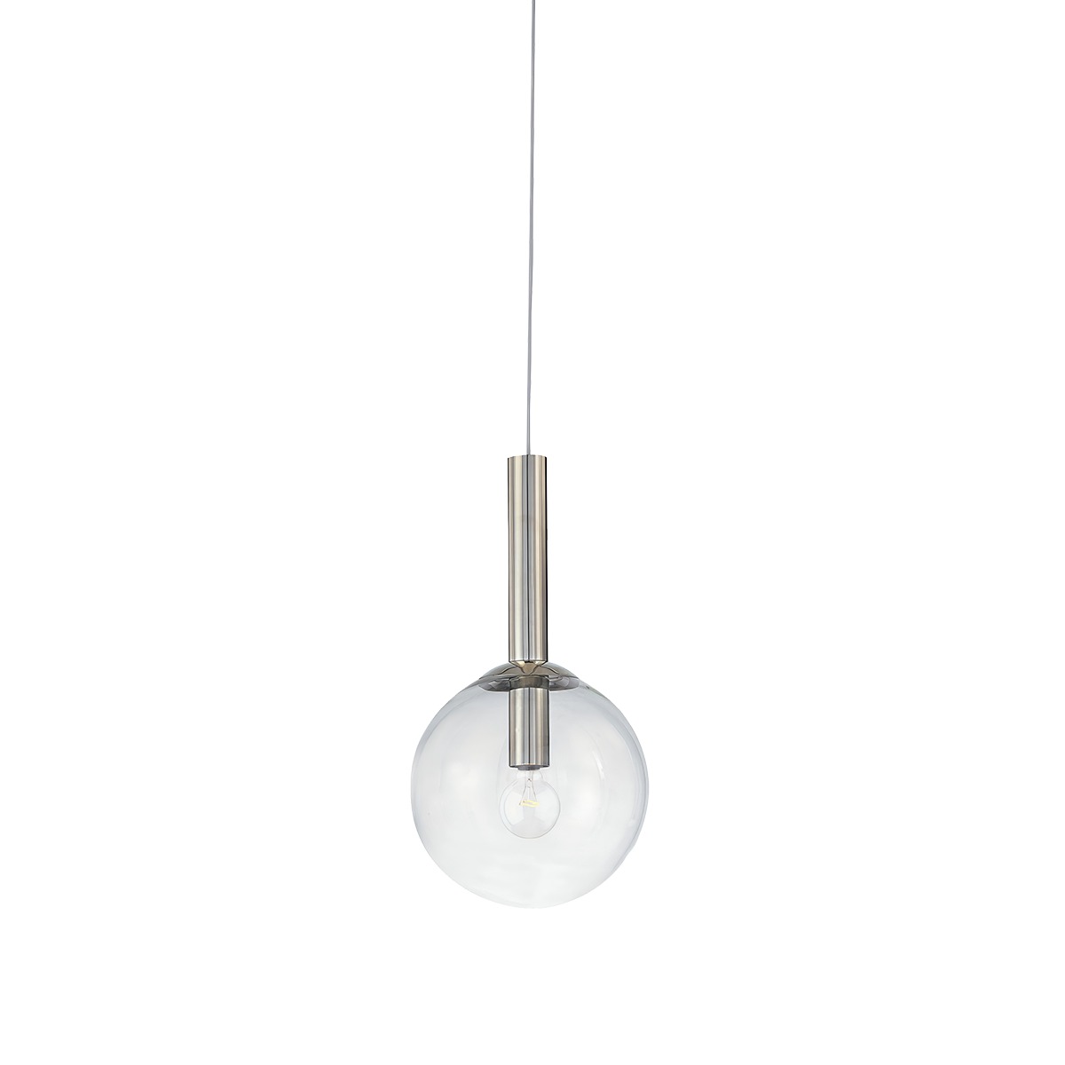 Bubbles 1 Light 10 inch Polished Nickel Pendant Ceiling Light