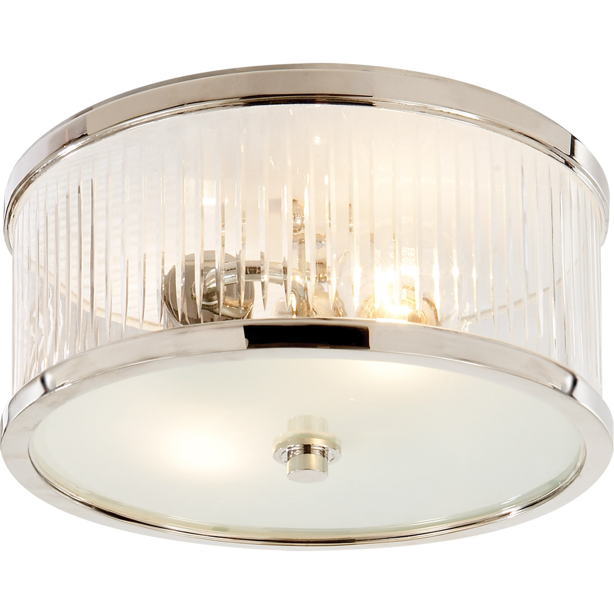 Alexa Hampton Randolph 2 Light 11.25 inch Polished Nickel Flush Mount Ceiling Light, Small