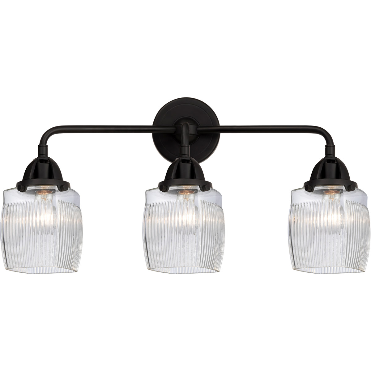 Nouveau 2 Colton LED 24 inch Matte Black Bath Vanity Light Wall Light