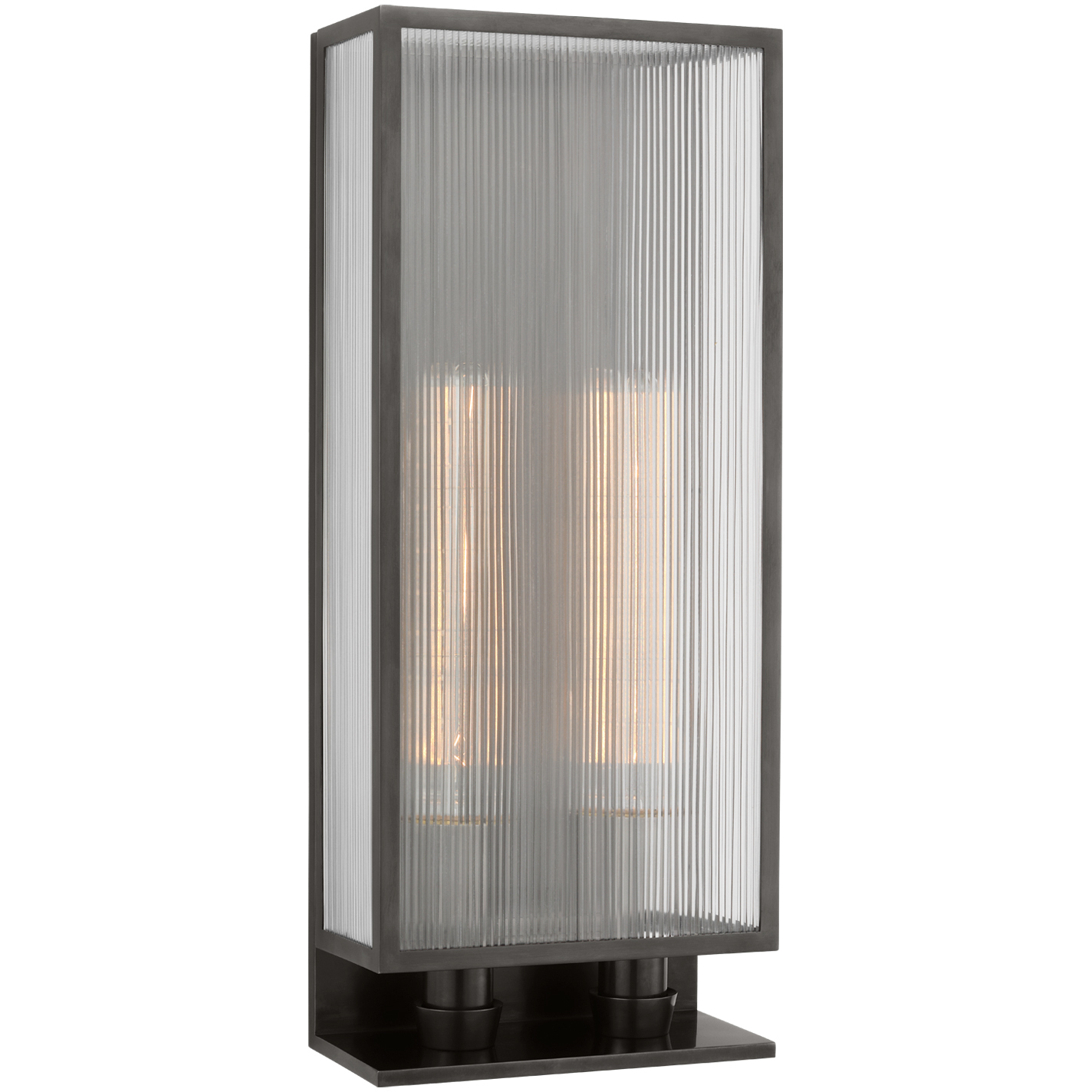 Barbara Barry York LED 10 inch Bronze Double Box Sconce Wall Light