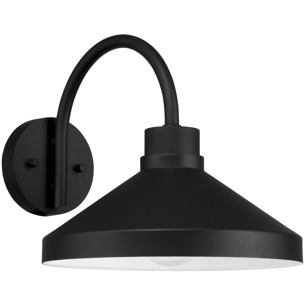 Lofton 1 Light 10.5 inch Black Outdoor Wall Lantern