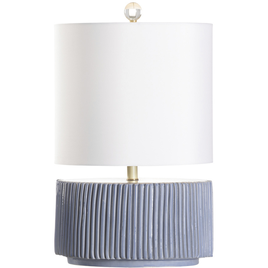Porticello 13 inch 100.00 watt Blue Table Lamp Portable Light