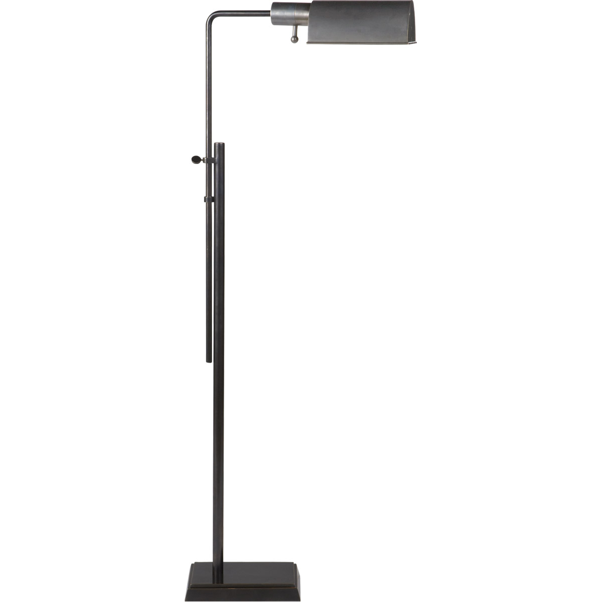 Thomas O'Brien Pask 37.5 inch 60 watt Bronze Pharmacy Floor Lamp Portable Light