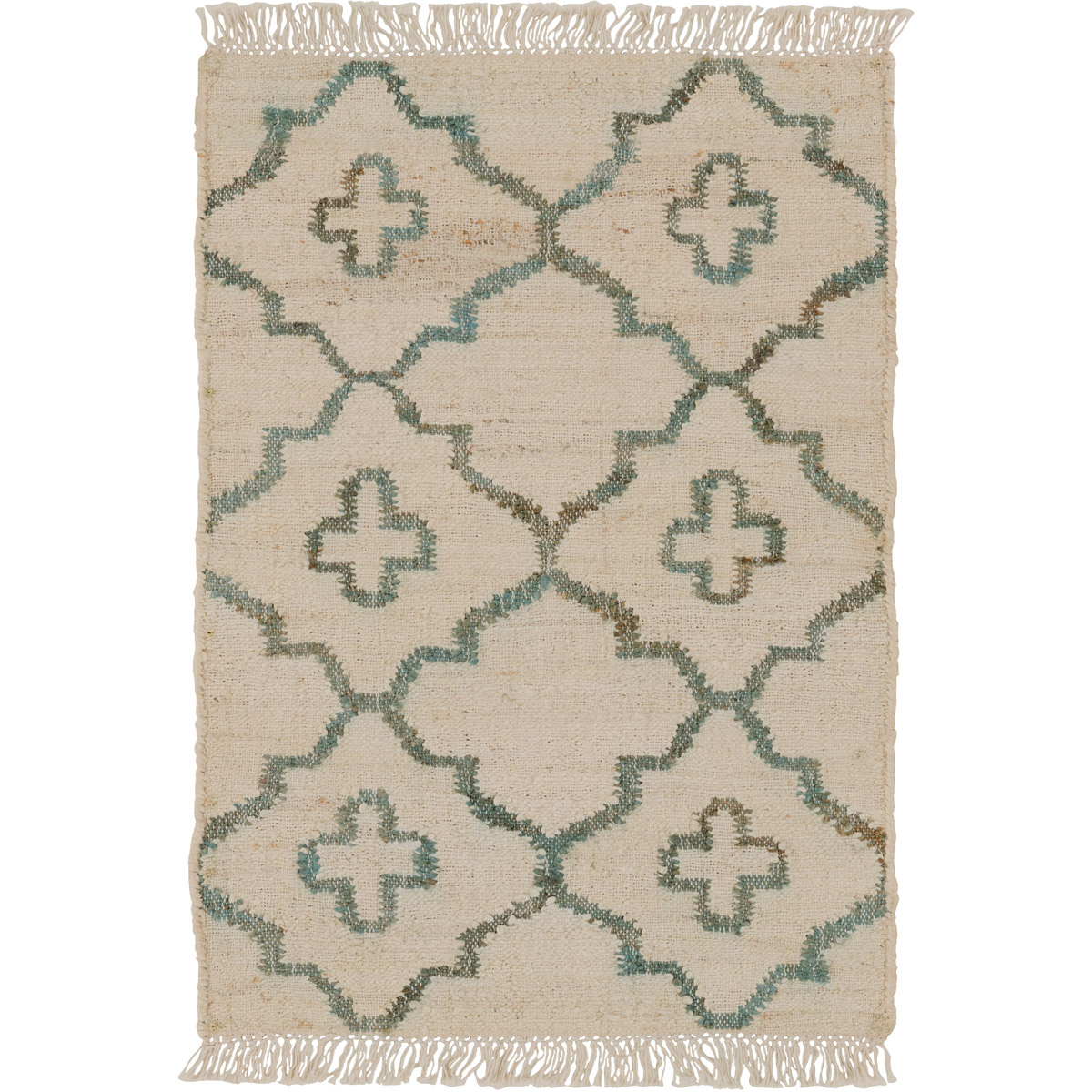 Laural 36 X 24 inch Cream, Sage Rug