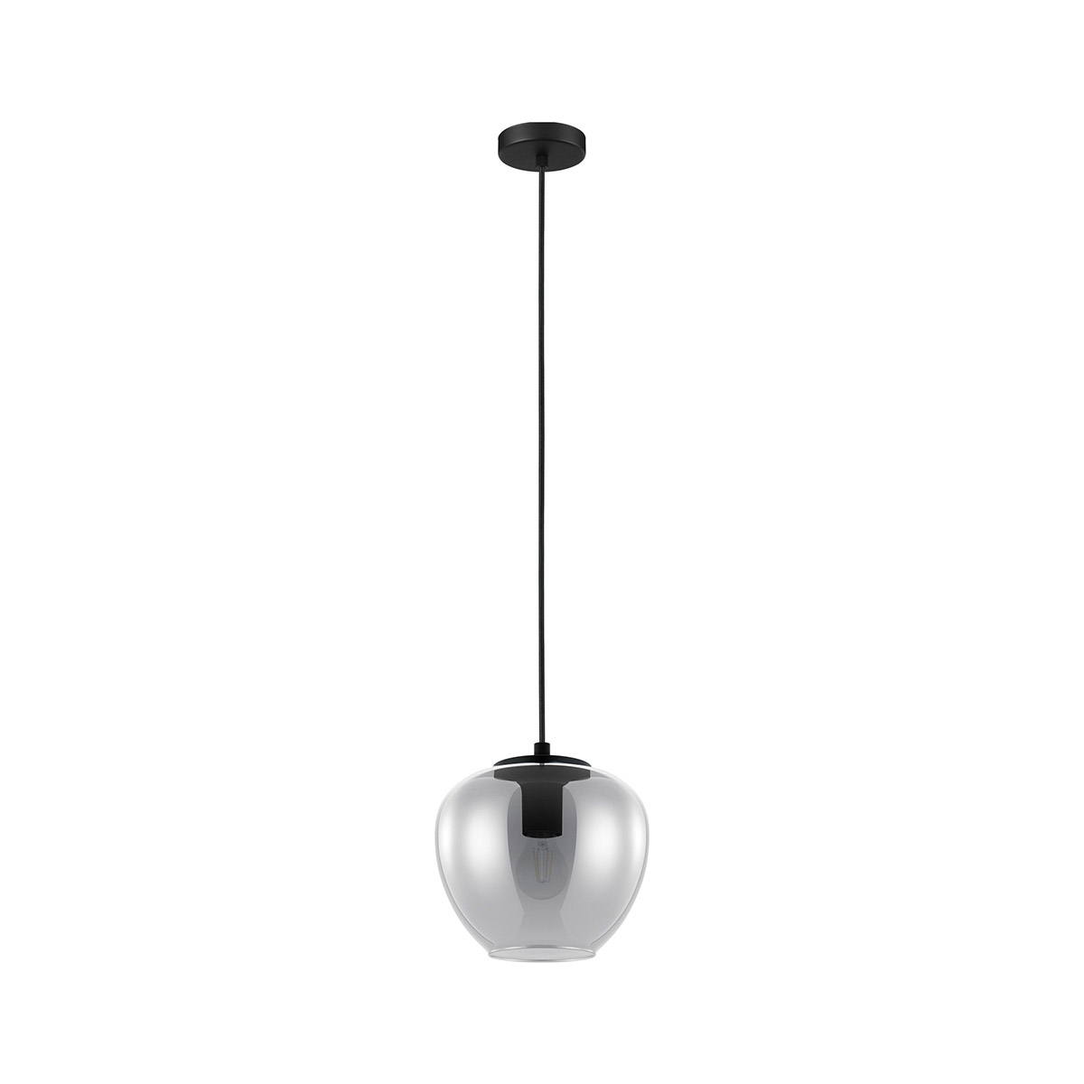 Priorat 1 Light 9.25 inch Black Mini Pendant Ceiling Light