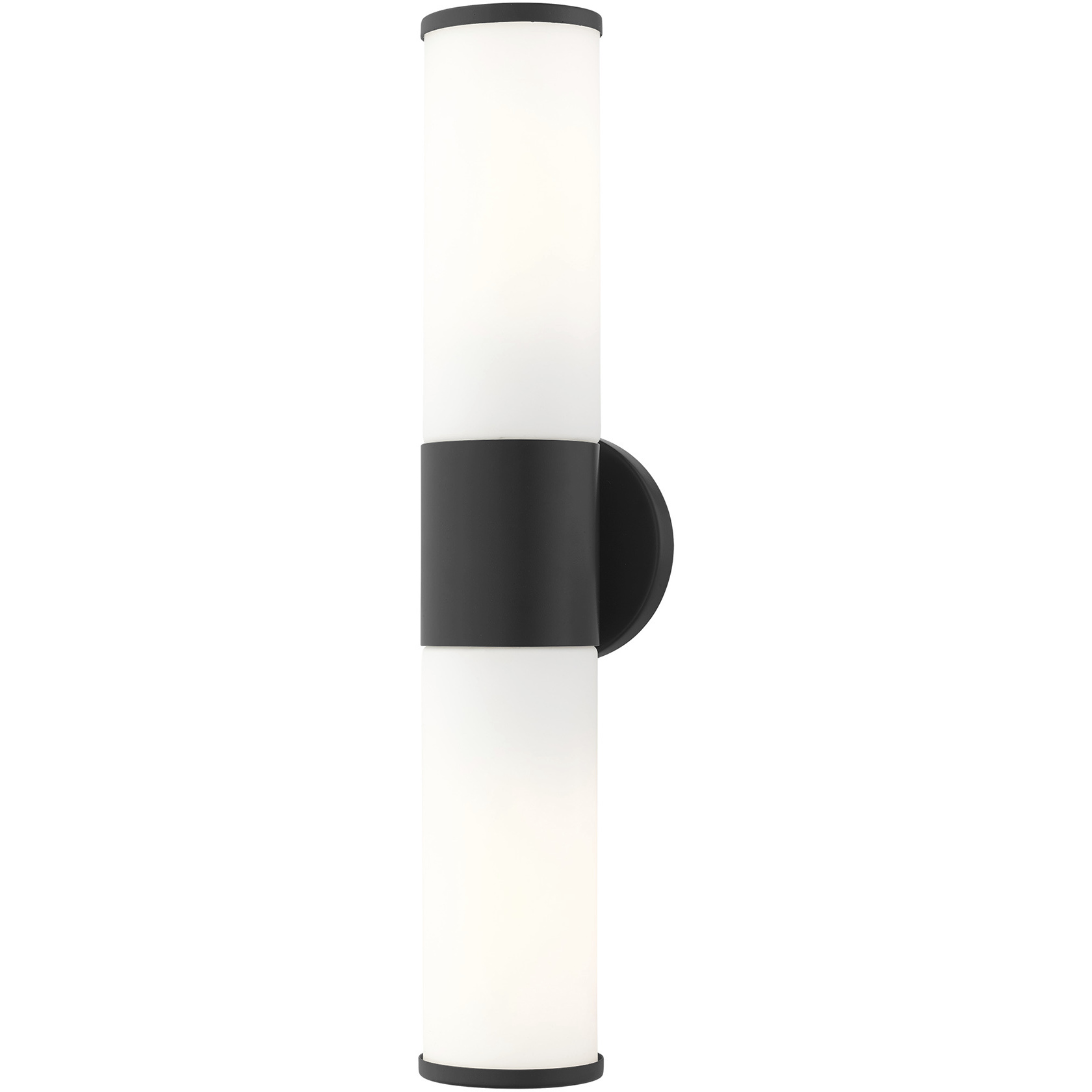 Lindale 2 Light 18.5 inch Black ADA Vanity Sconce Wall Light