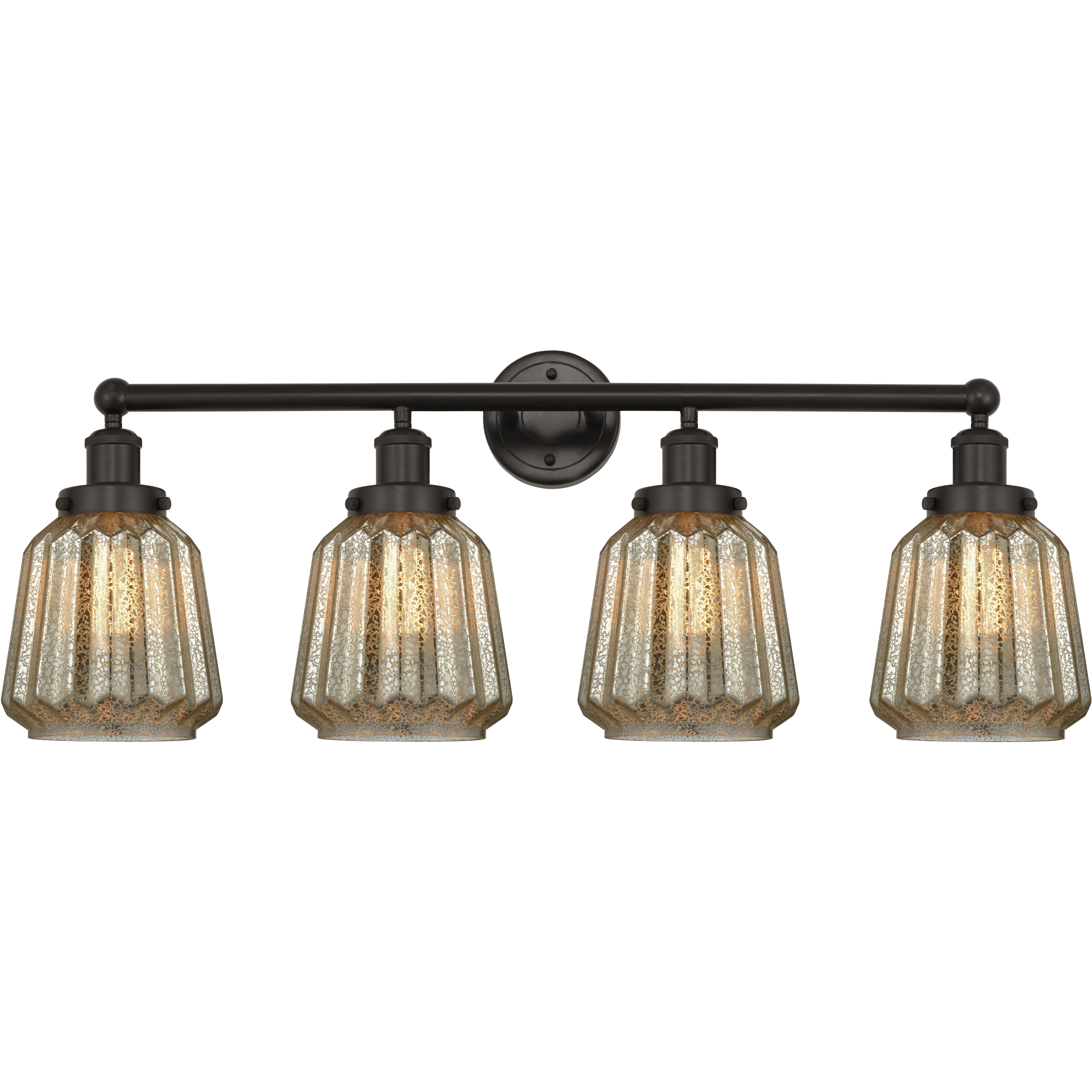 Chatham 4 Light 33.5 inch Oil Rubbed Bronze Bath Vanity Light Wall Light